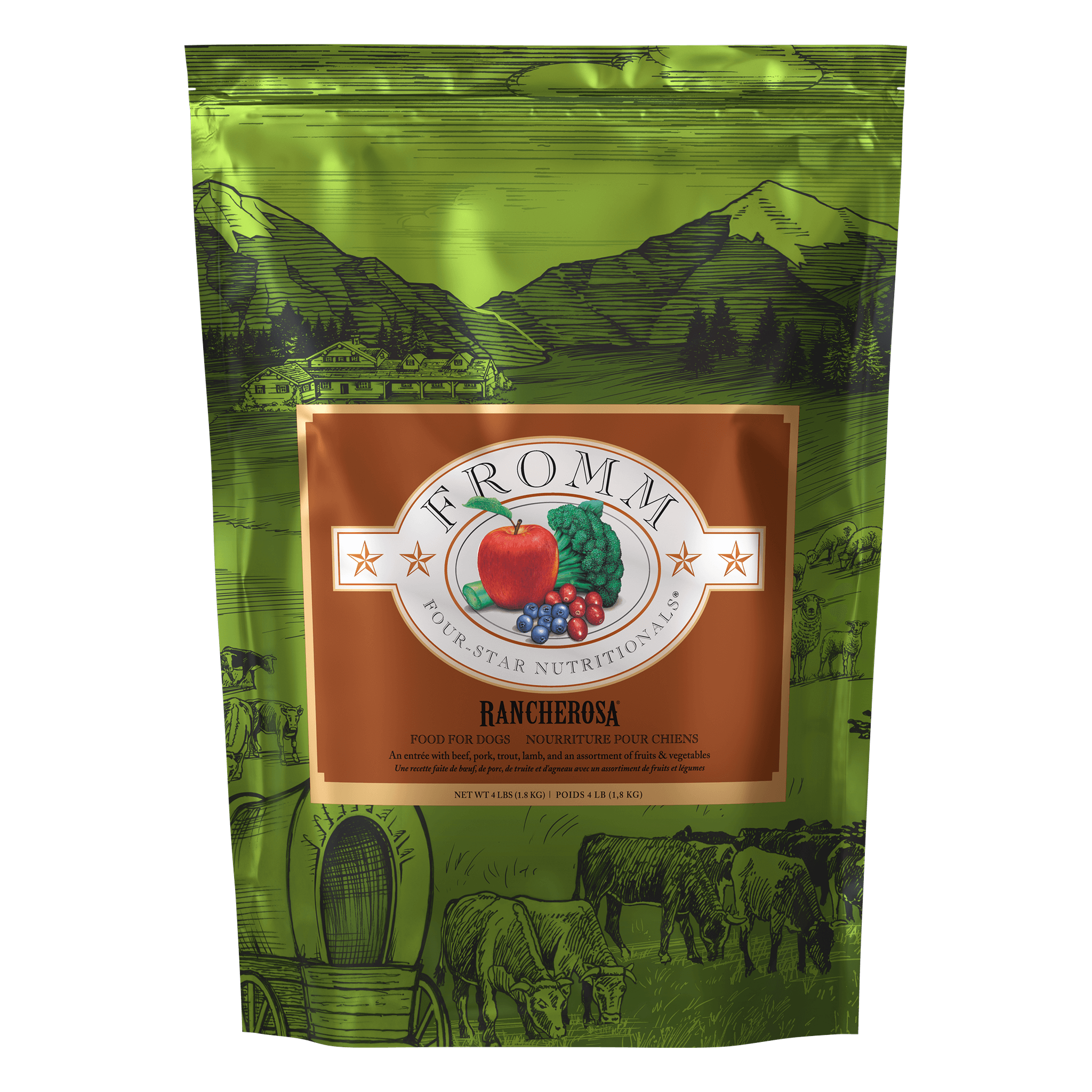Fromm Four-Star Rancherosa Dry Dog Food bag