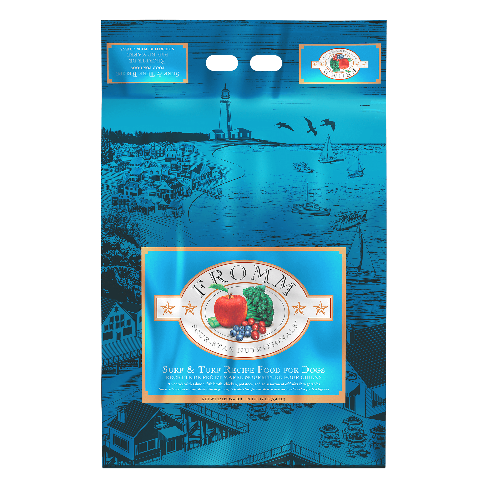 Fromm Four-Star Surf & Turf Recipe Dry Dog Food bag