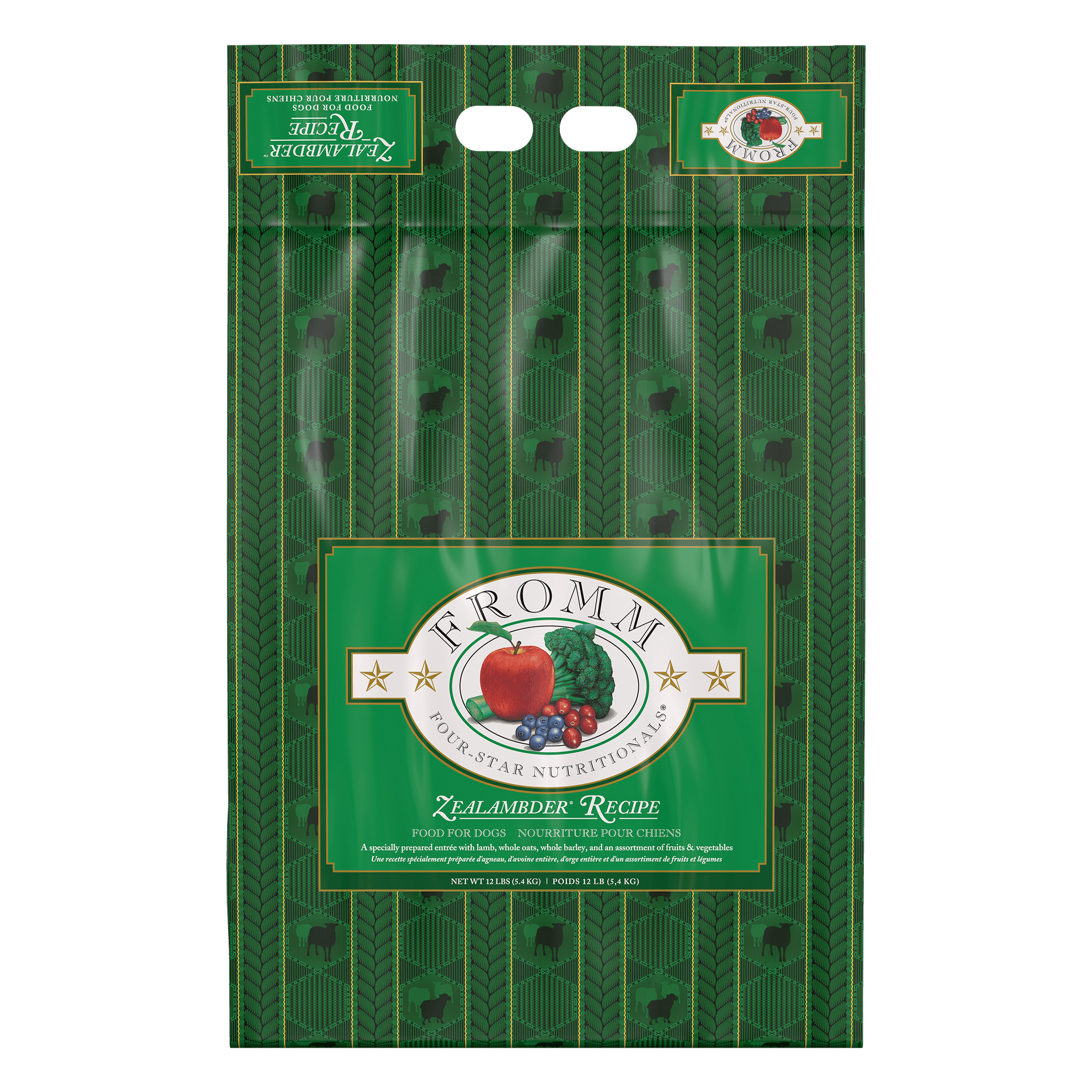 Fromm Four-Star Zealambder Recipe Dry Dog Food bag