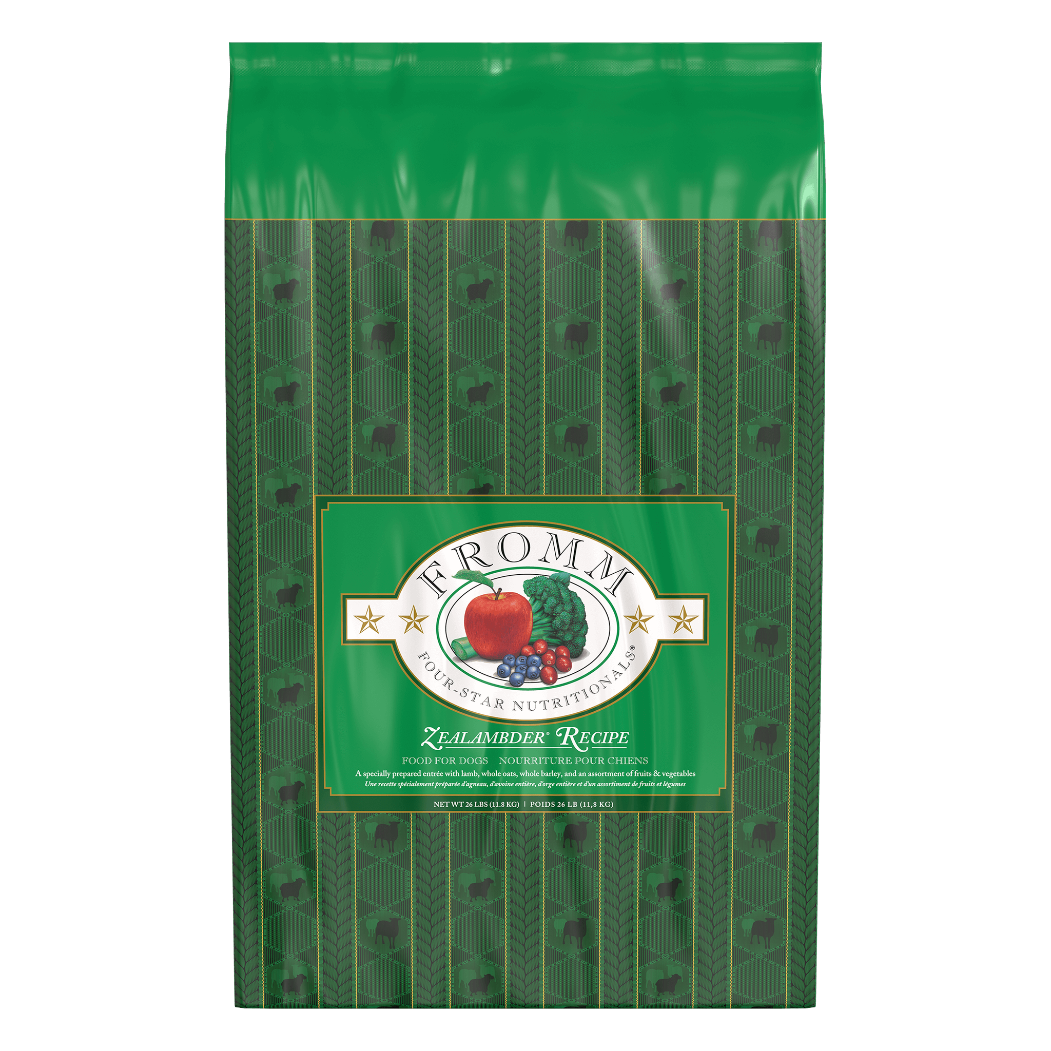 Fromm Four-Star Zealambder Recipe Dry Dog Food bag