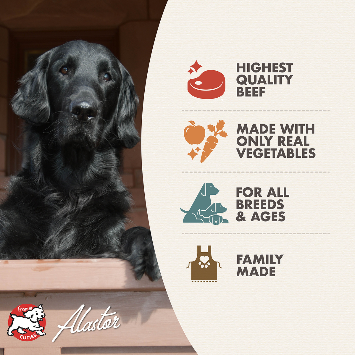 Fromm Frommbalaya Beef, Vegetable, & Rice Stew Wet Dog Food -- recipe features with cuties dog alastor: highest quality beef