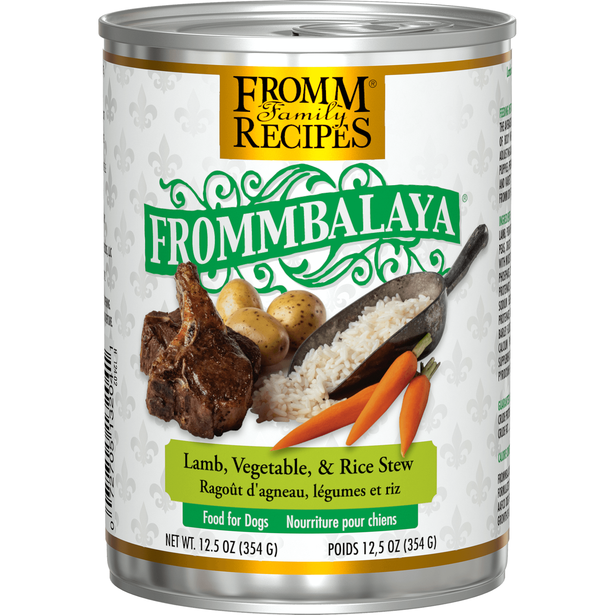 Fromm Frommbalaya Lamb, Vegetable, & Rice Stew can