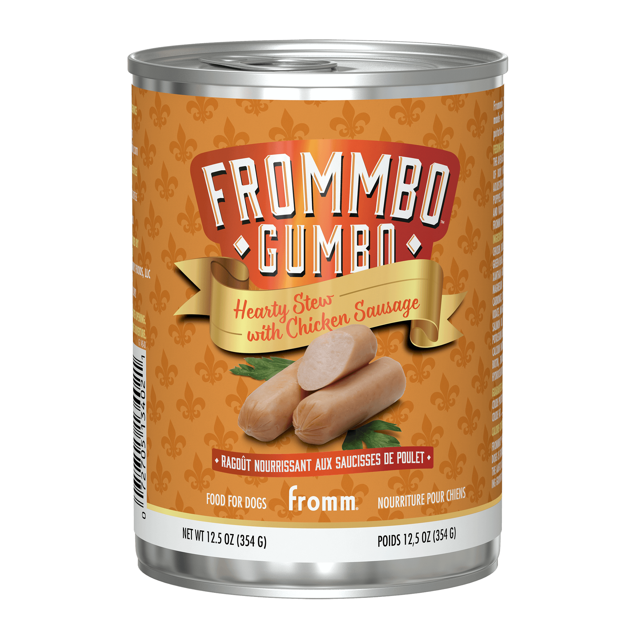 Fromm Frommbo Gumbo Hearty Stew with Chicken Sausage can