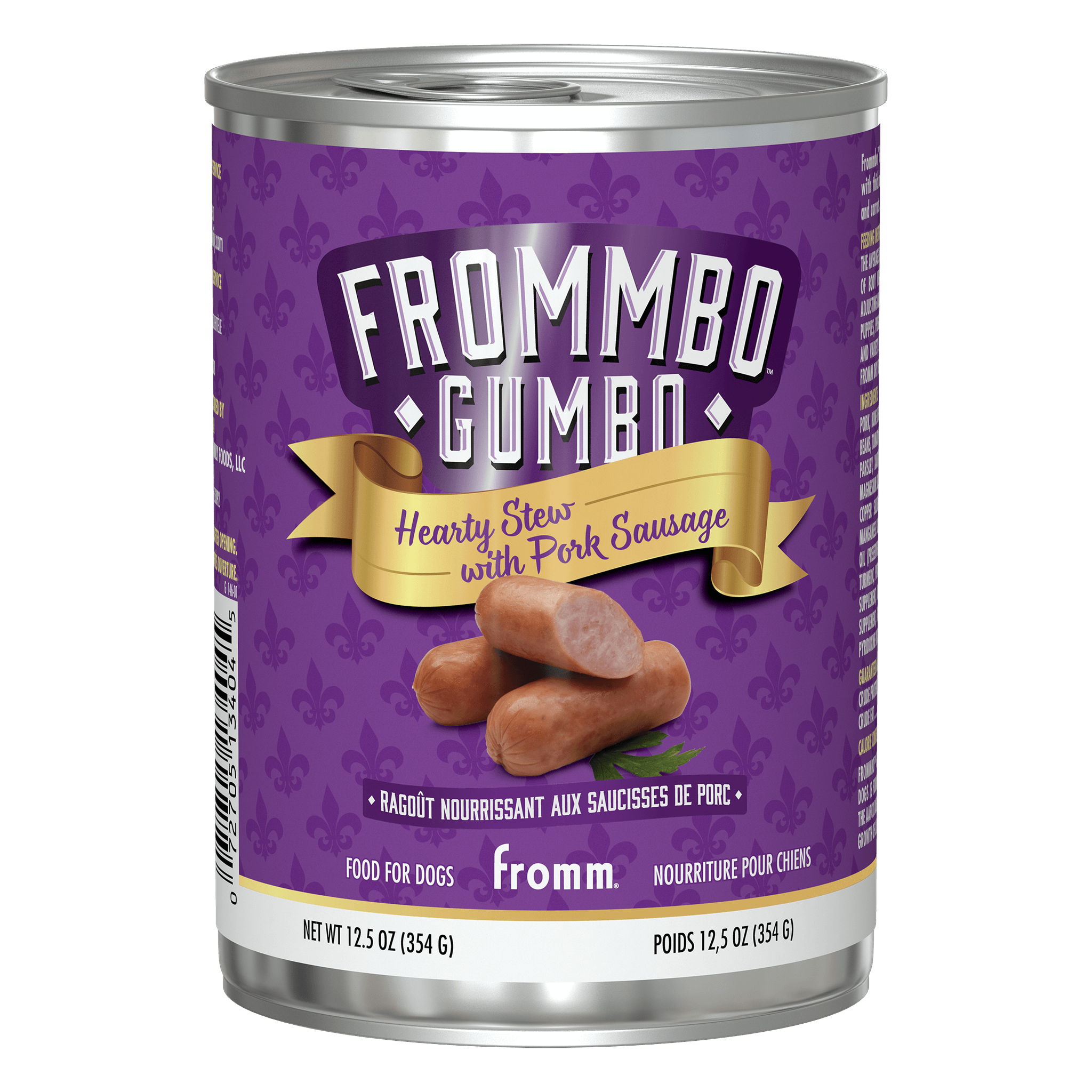 Fromm Frommbo Gumbo Hearty Stew with Pork Sausage can