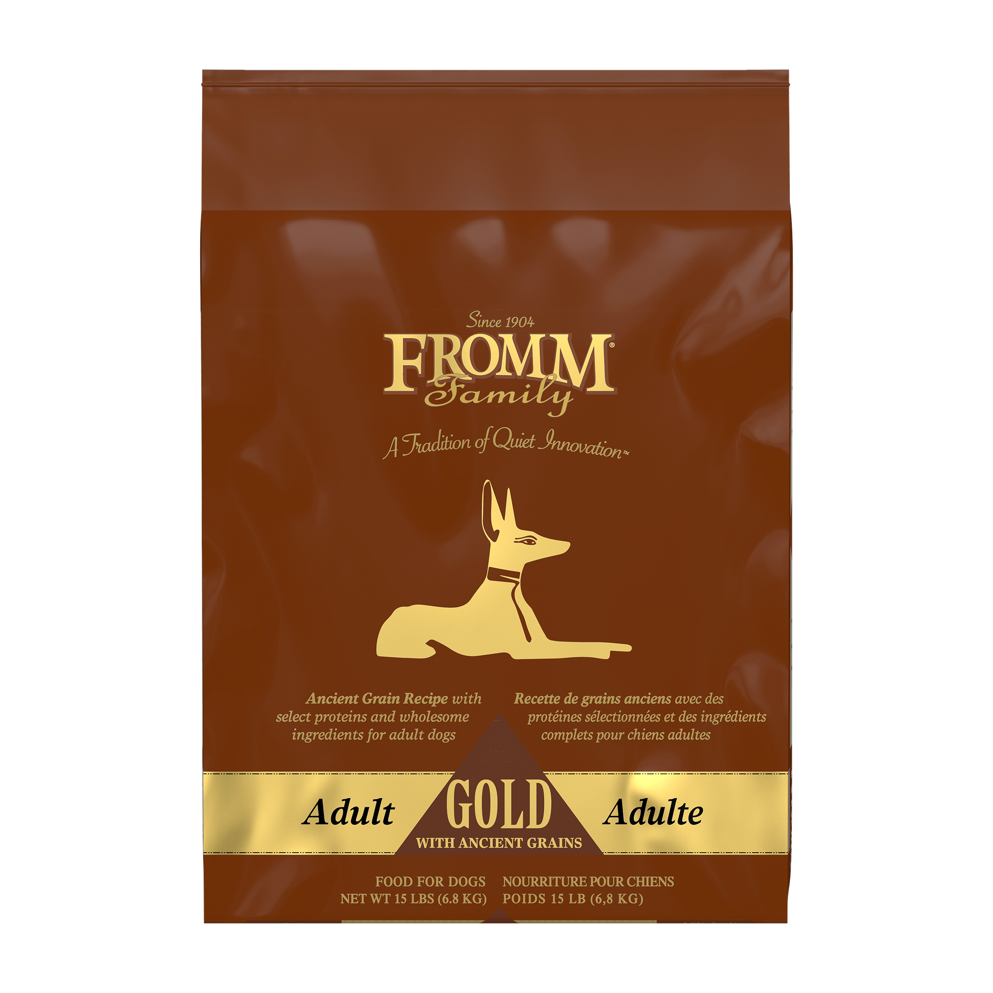 Fromm Gold with Ancient Grains Adult Dry Dog Food bag