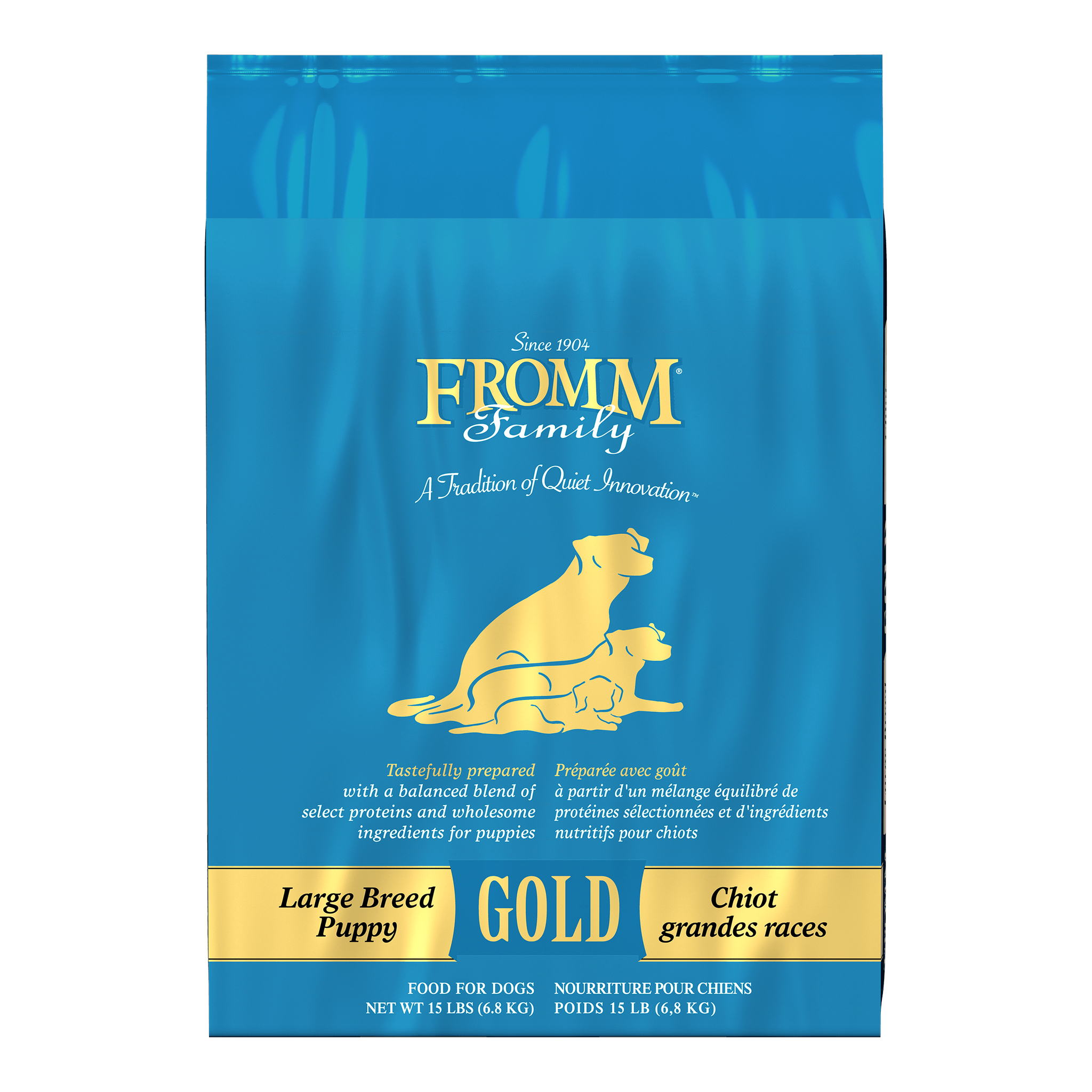 Fromm Gold Large Breed Puppy Dry Dog Food bag