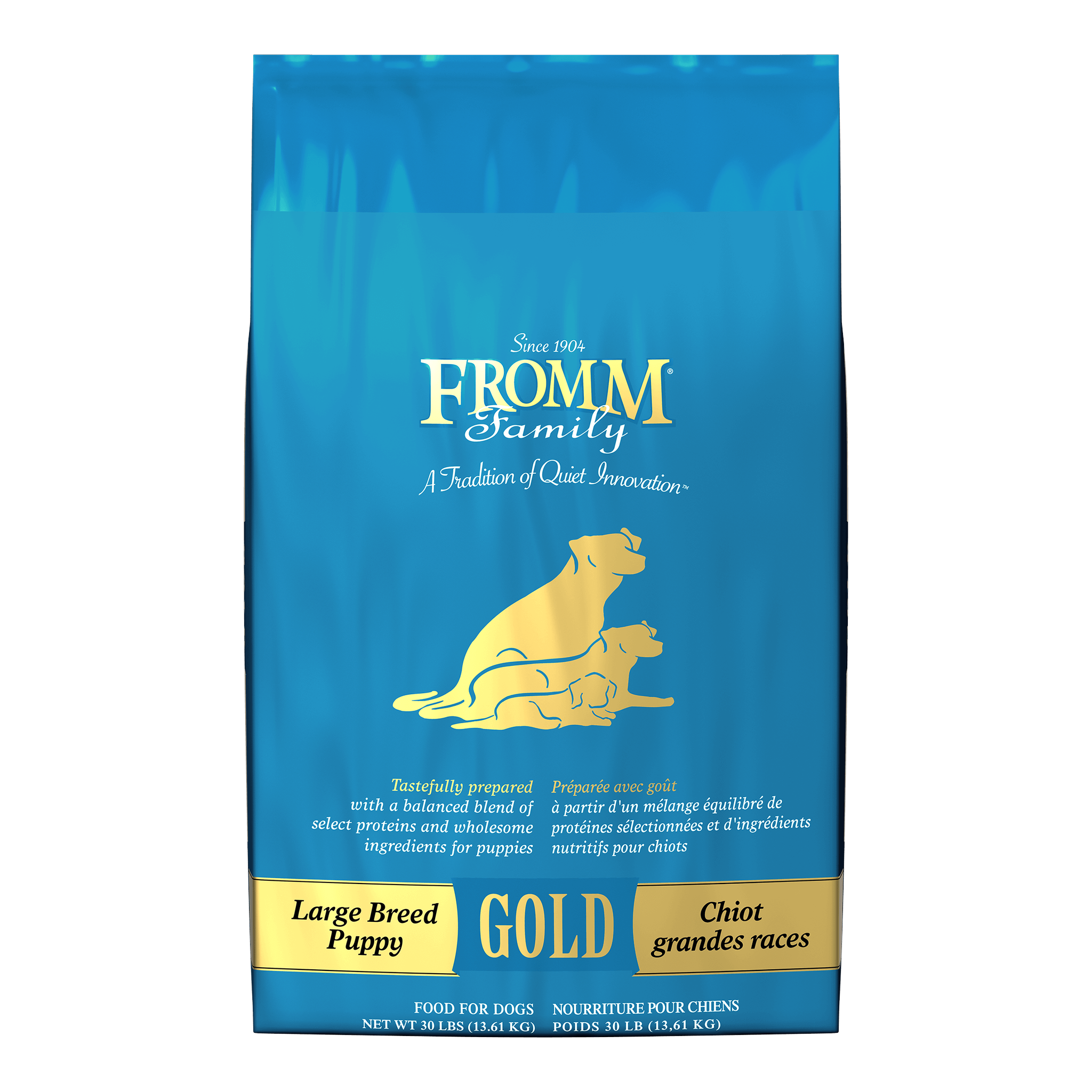 Fromm Gold Large Breed Puppy Dry Dog Food bag