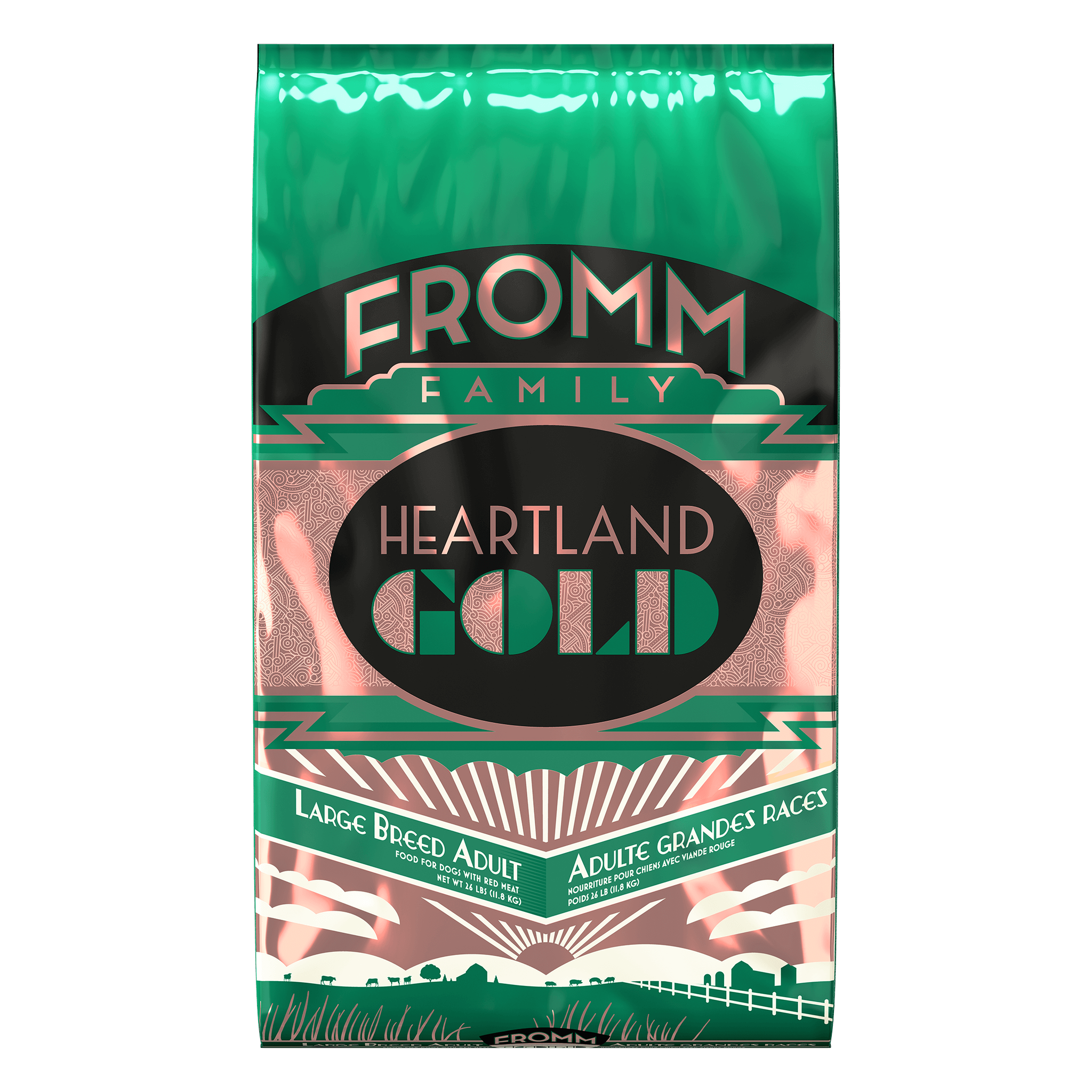 Fromm Heartland Gold Large Breed Adult Dry Dog Food bag