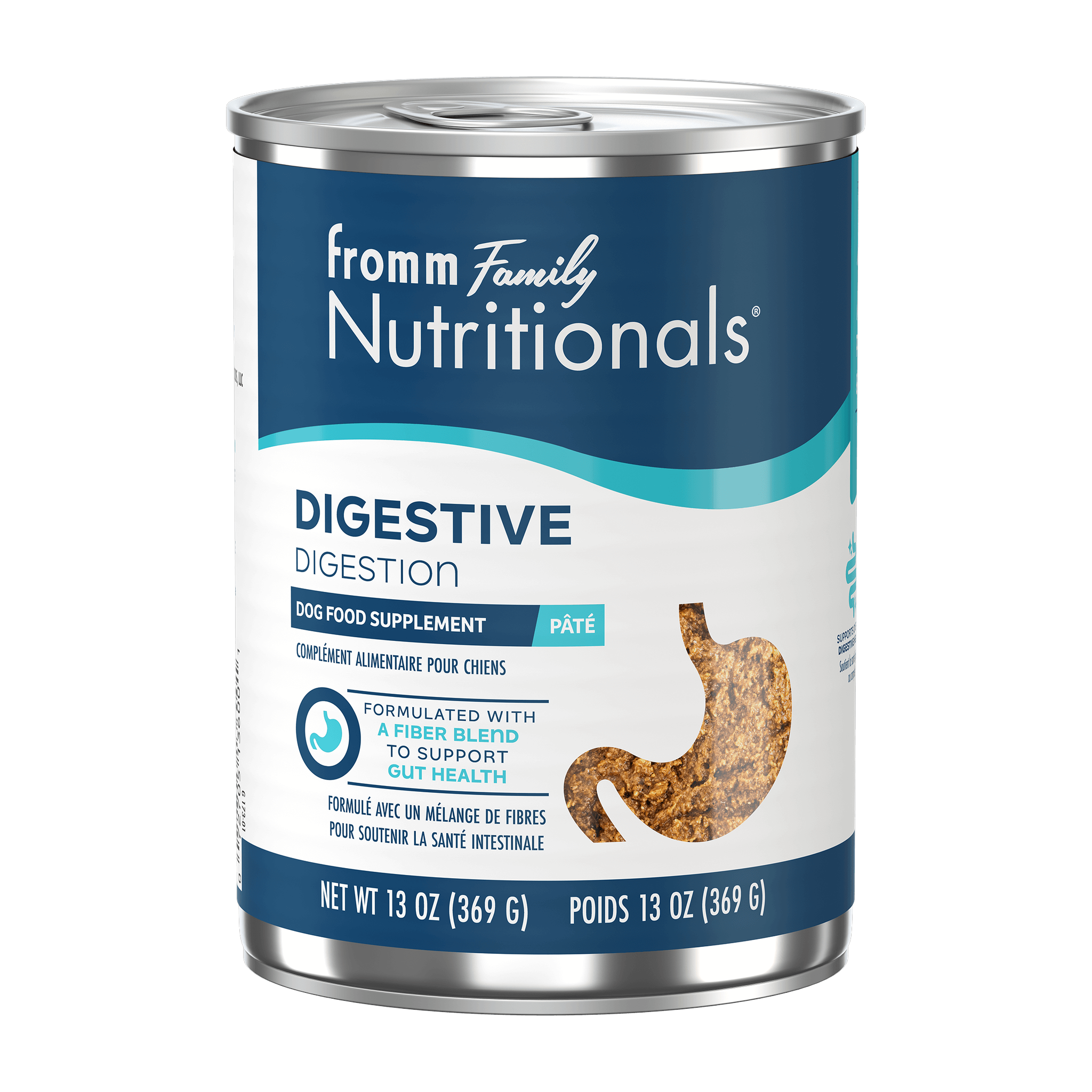 Fromm Nutritionals Digestive Dog Food Supplement Pâté can