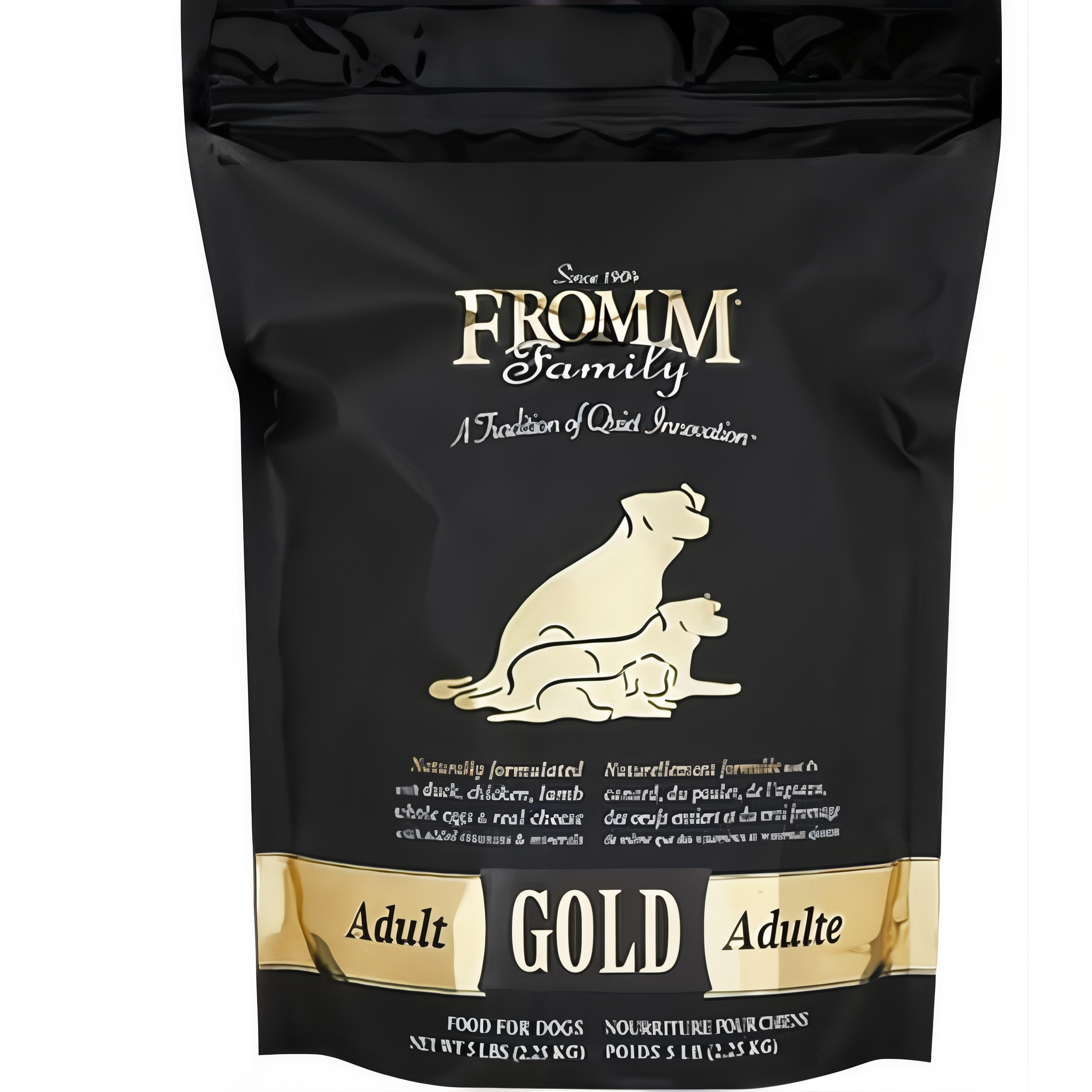 Fromm Gold Nutritionals Adult Dry Dog Food, 5 pound bag