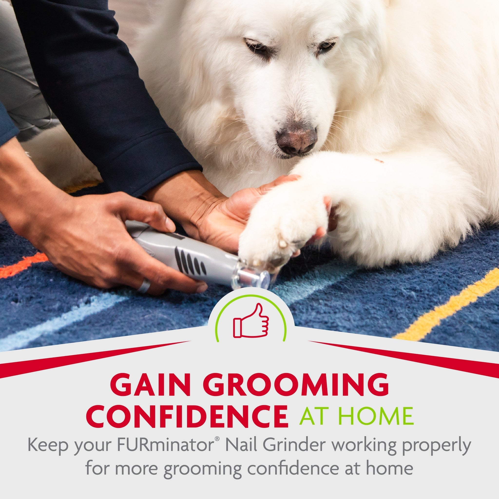 Gain grooming confidence at home with the FURminator Nail Grinder