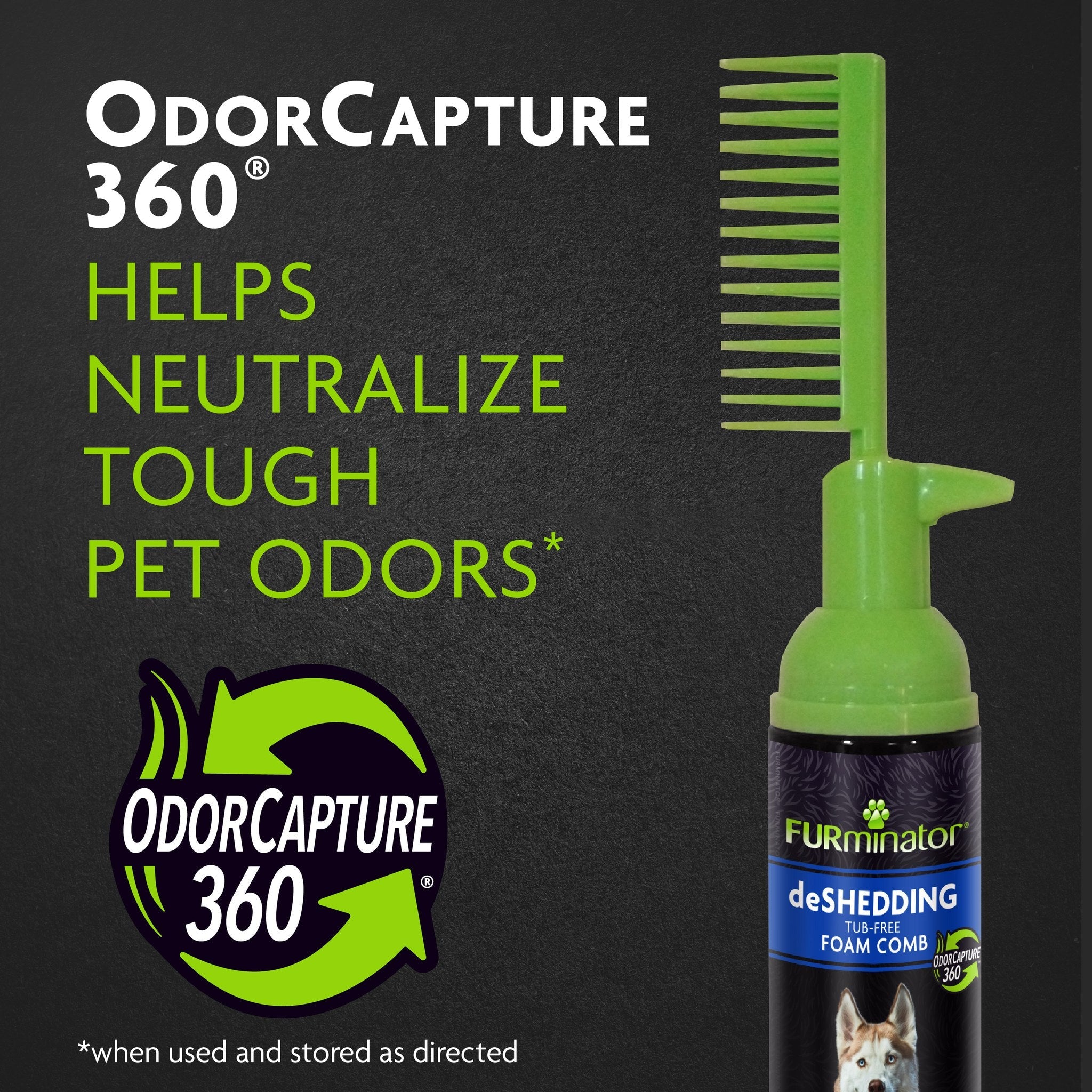 OdorCapture 360 technology helps neutralize tough pet odors