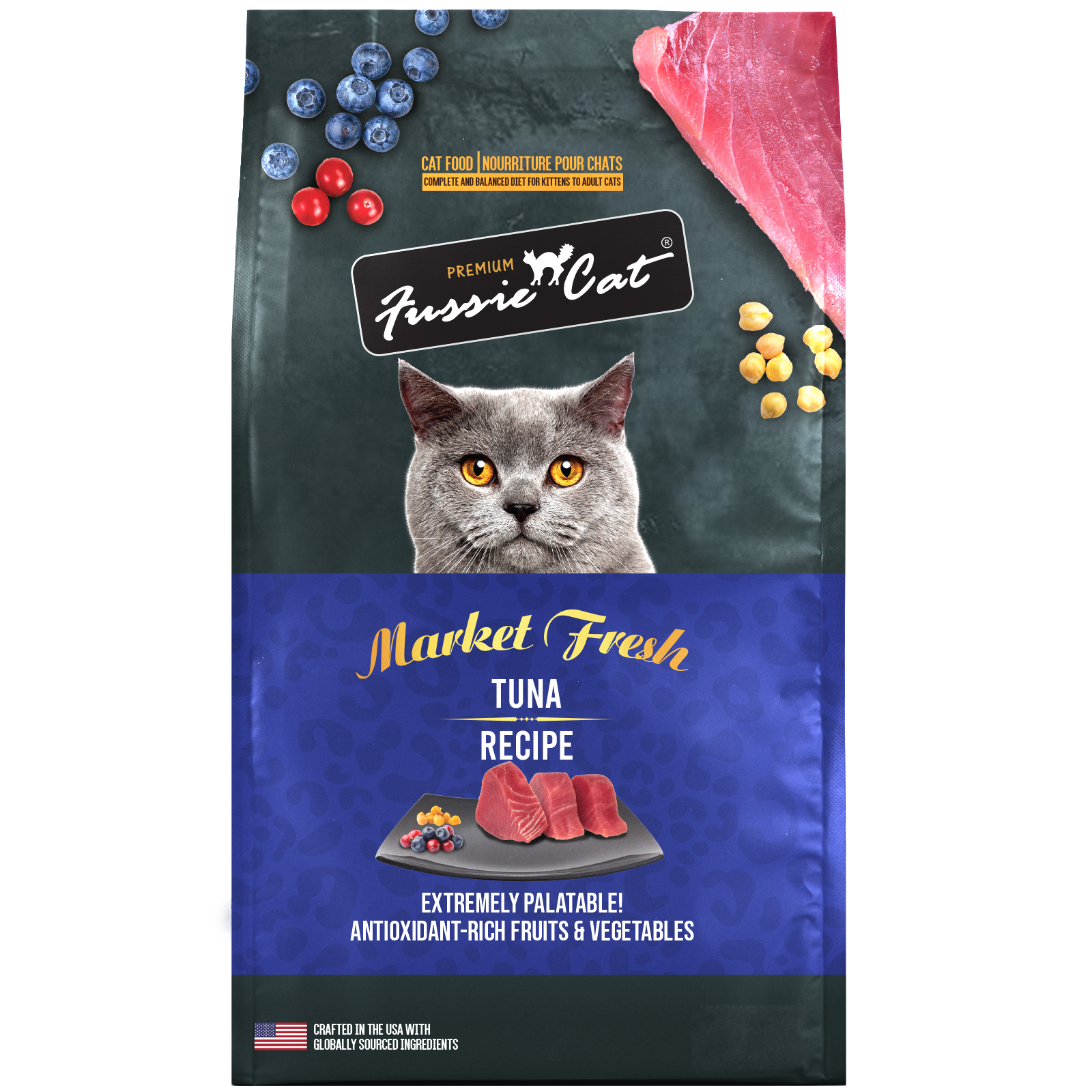 Fussie Cat Market Fresh Tuna Recipe Dry Cat Food — additional product view 1