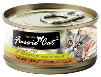 Fussie Cat Premium Tuna with Smoked Tuna Formula in Aspic