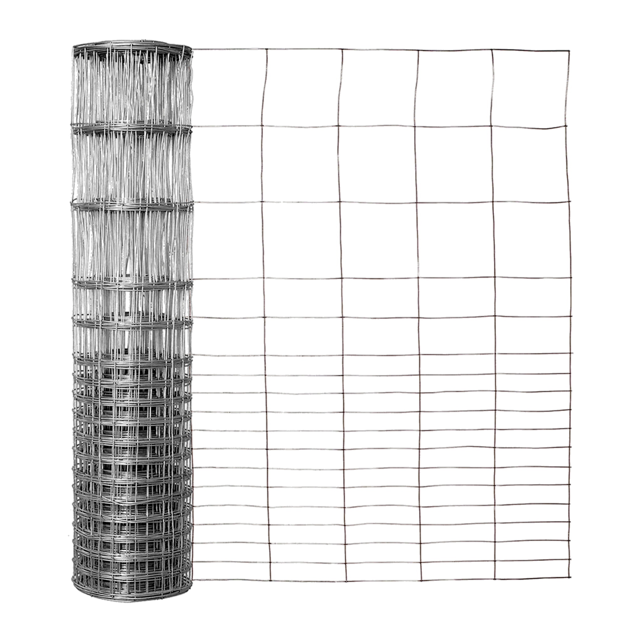 Garden Craft galvanized rabbit guard fence roll, 28 inch by 50 foot welded wire mesh with graduated openings, gray