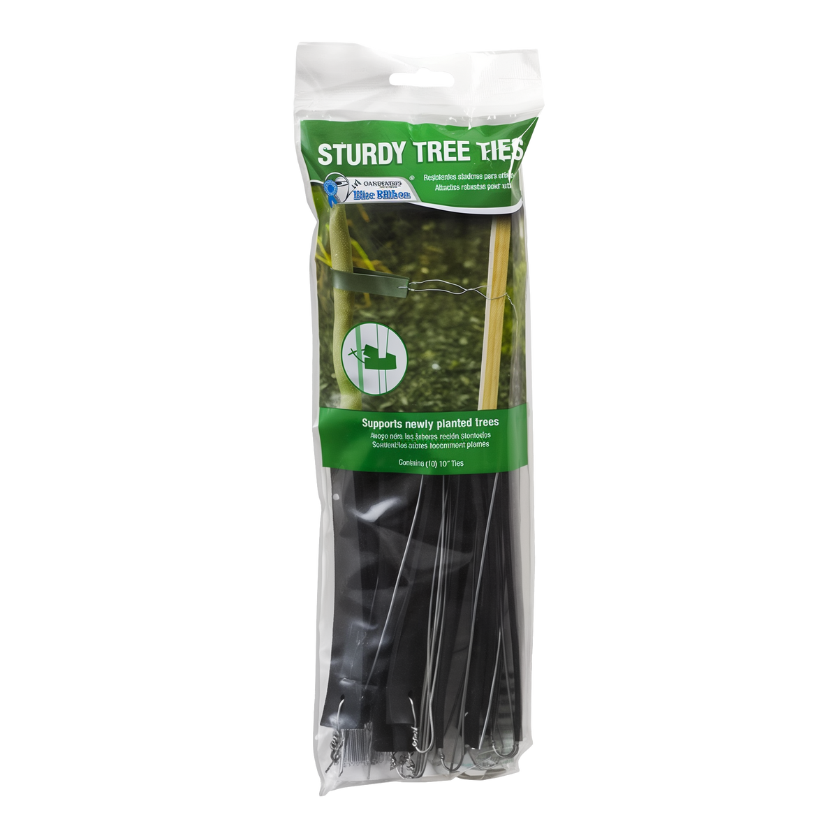 Gardener's Blue Ribbon Sturdy Tree Ties 10 Pack -- product image