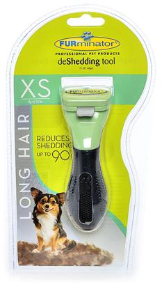 FURminator Long-Hair deShedding Tool for Medium Dogs