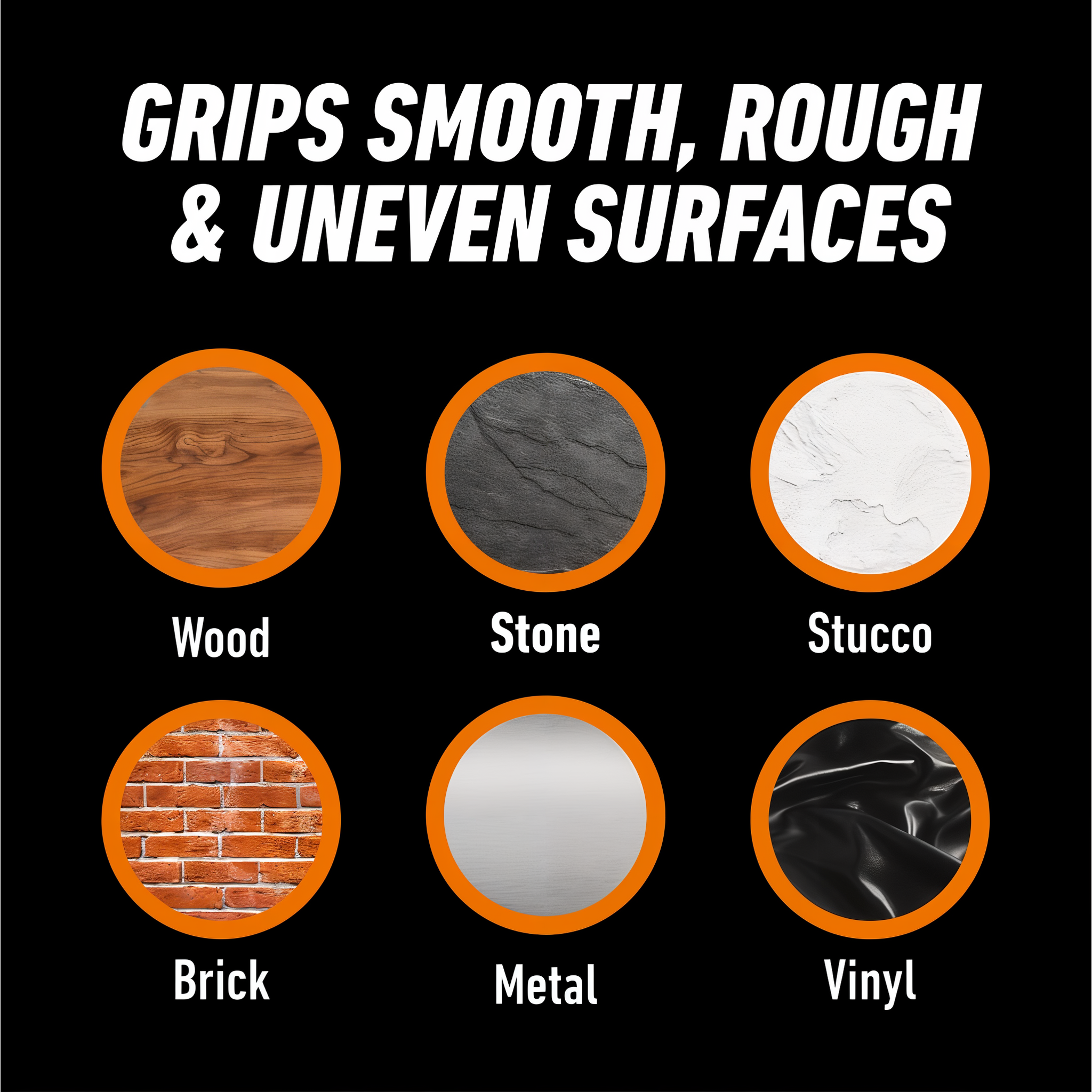 Gorilla Tape Black showing weather-resistant shell and tough cloth structure