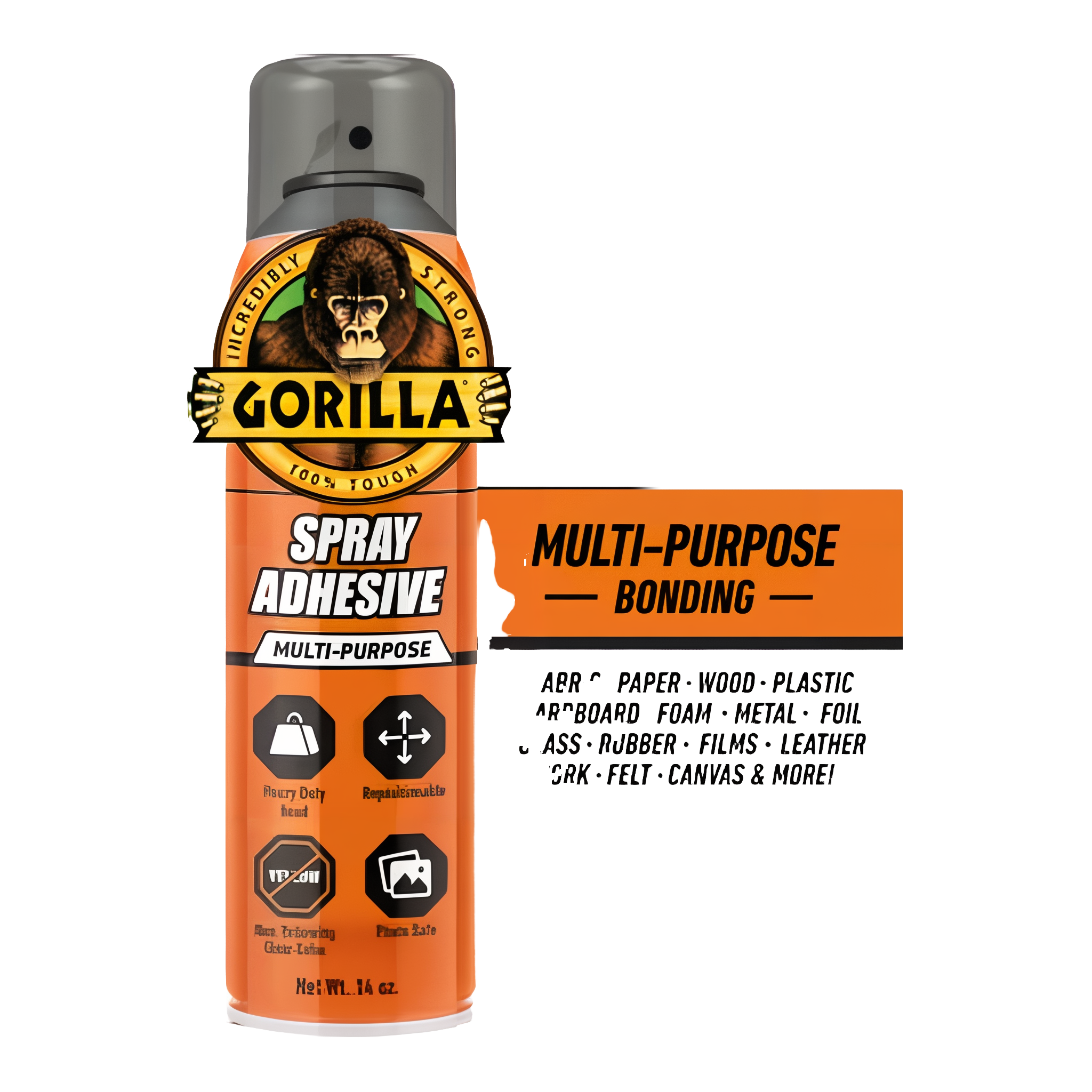Gorilla Heavy-Duty Multi-Purpose Spray Adhesive