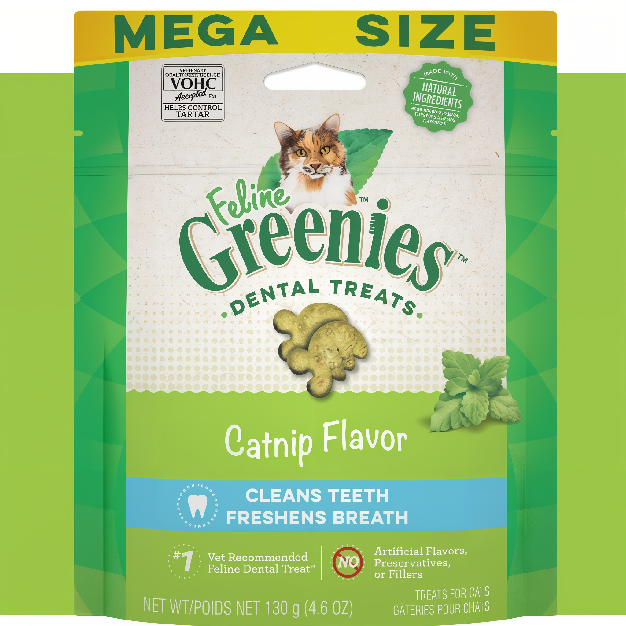 Greenies Catnip Flavor Dental & Crunchy Treat