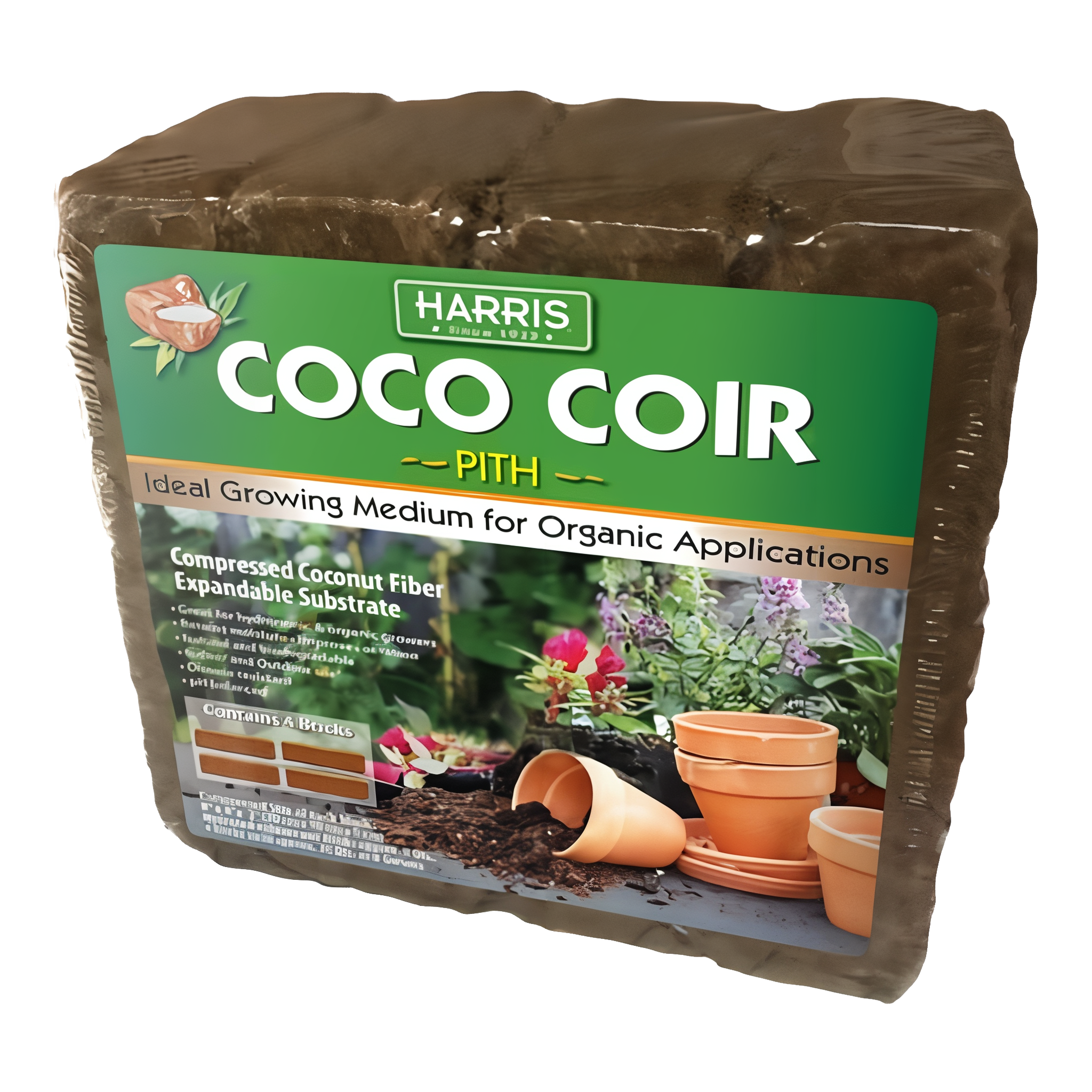 Harris Coco Coir Coconut Fiber Pith Potting Mix