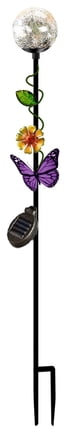 Headwind Consumer Products Flower and Butterfly Garden Stake Light