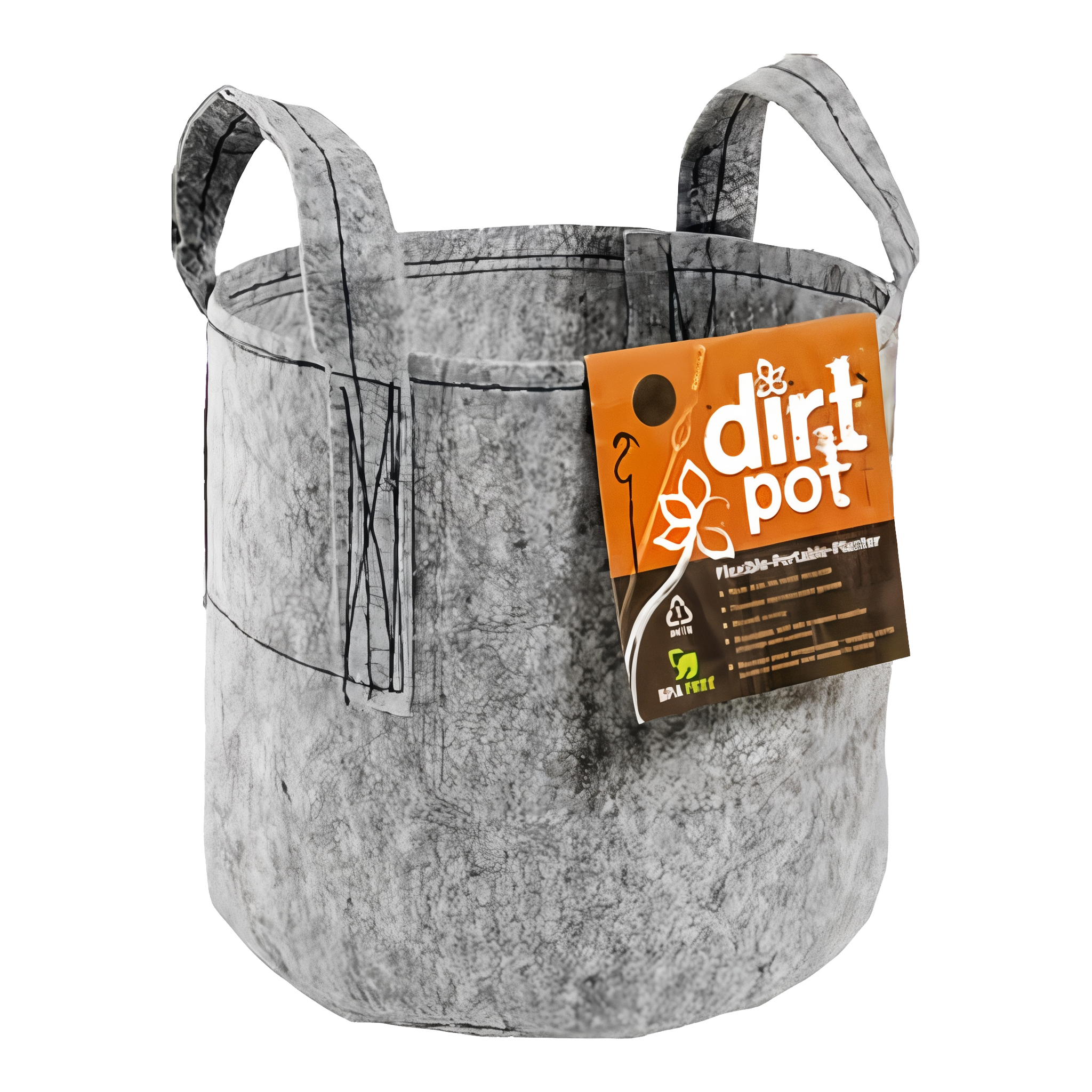 Hydrofarm 20-gallon grow bag, a fabric planter.