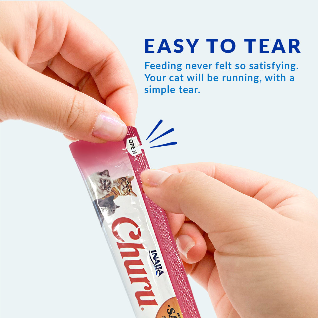 Inaba Churu Salmon Recipe Cat Treats additional product information tile
