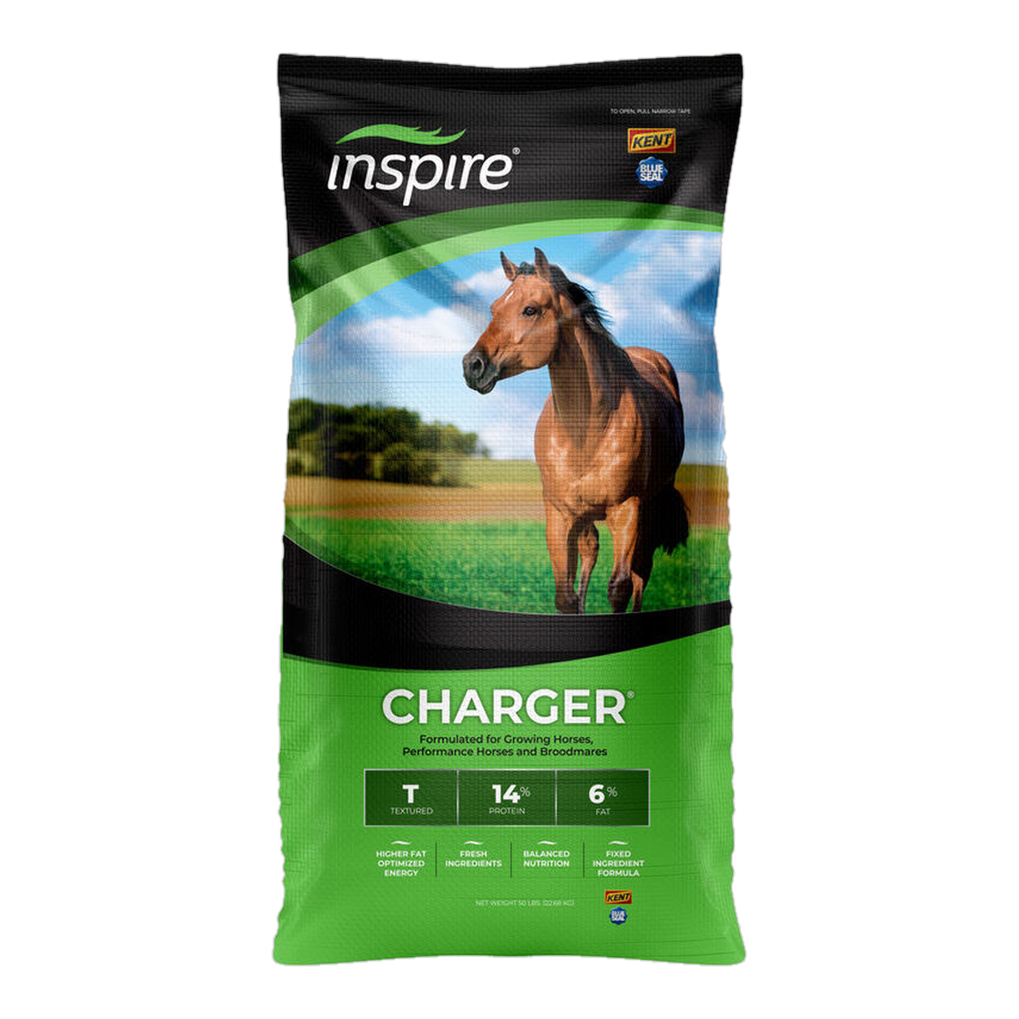 Inspire Charger Textured Horse Feed 50 LB