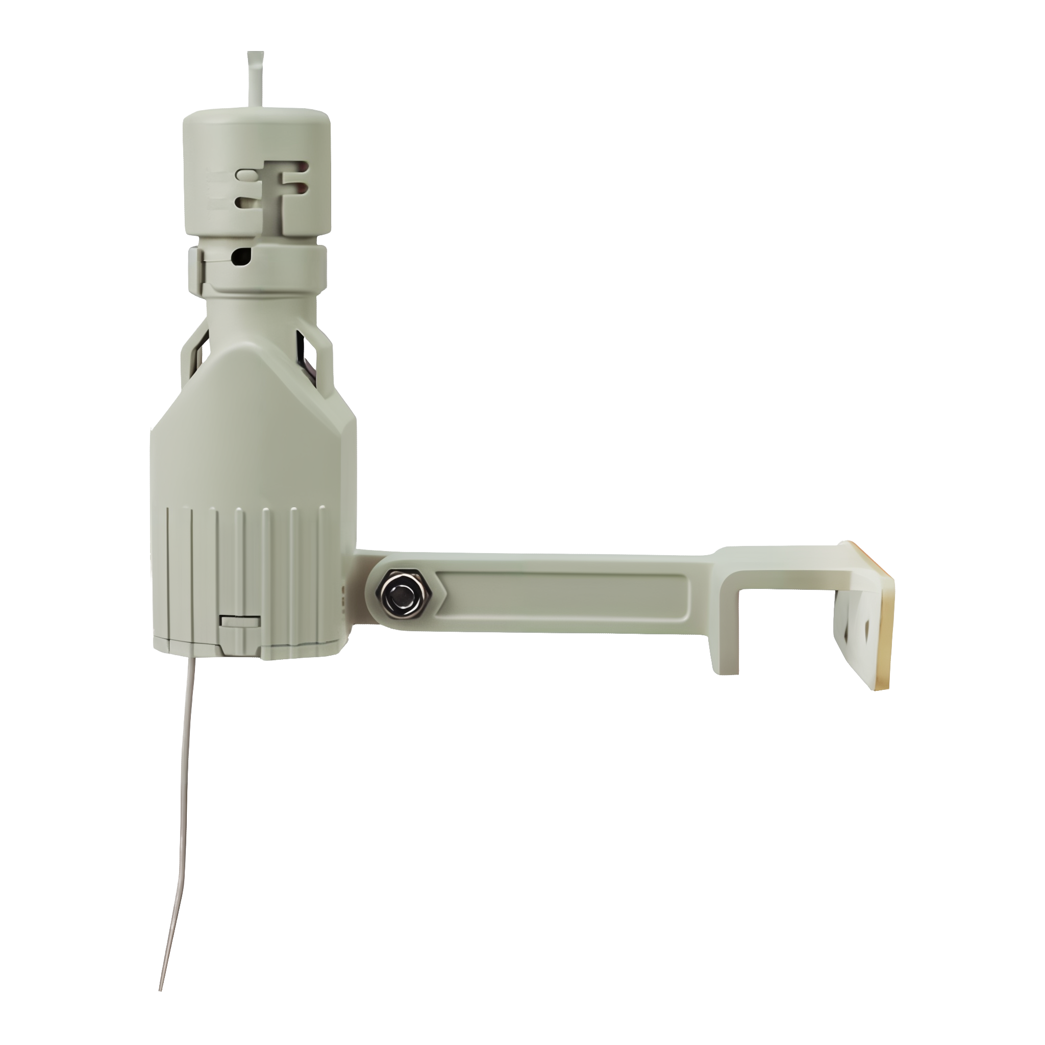 Irritrol RS1000 wireless rain sensor transmitter with hygroscopic disc cap and Quick-Clip gutter bracket