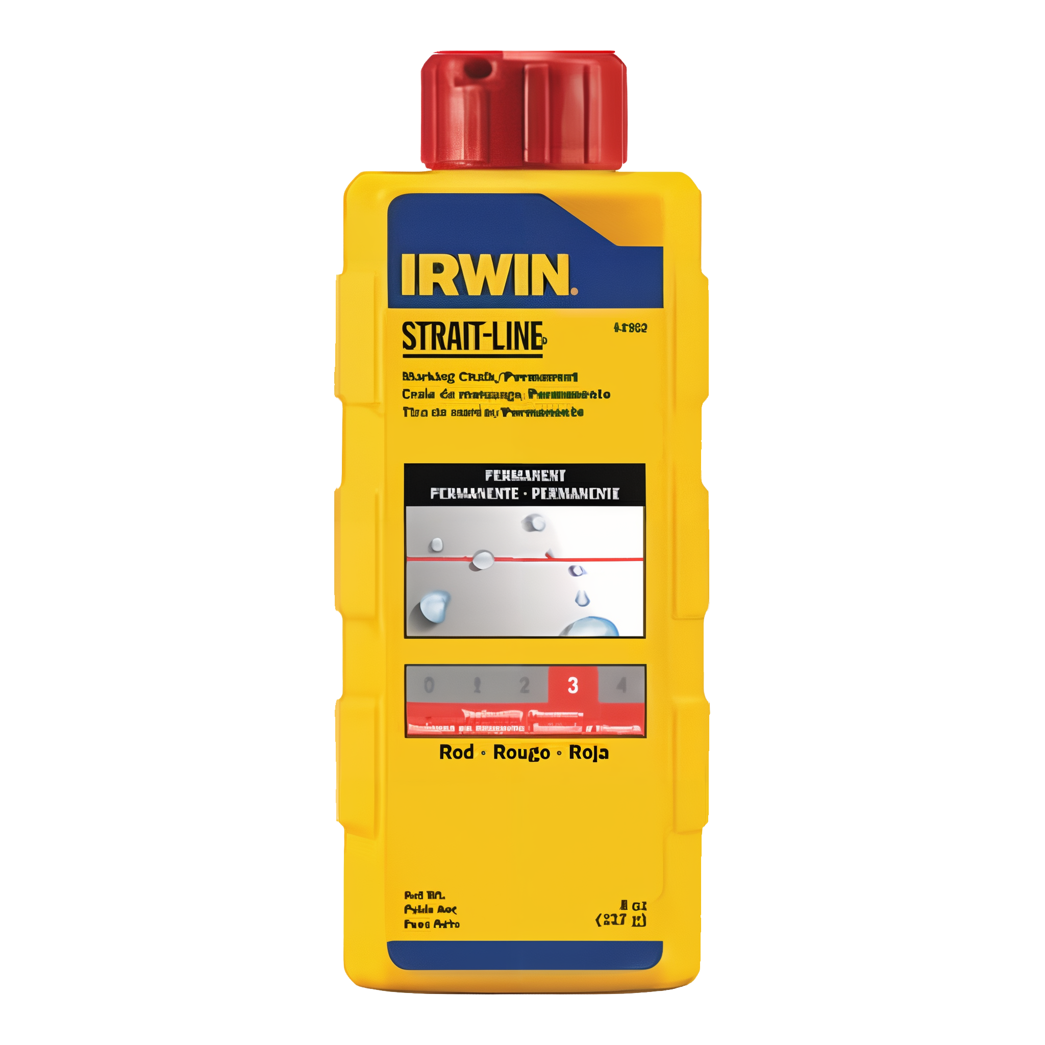 Irwin Strait-Line Red Permanent Marking Chalk