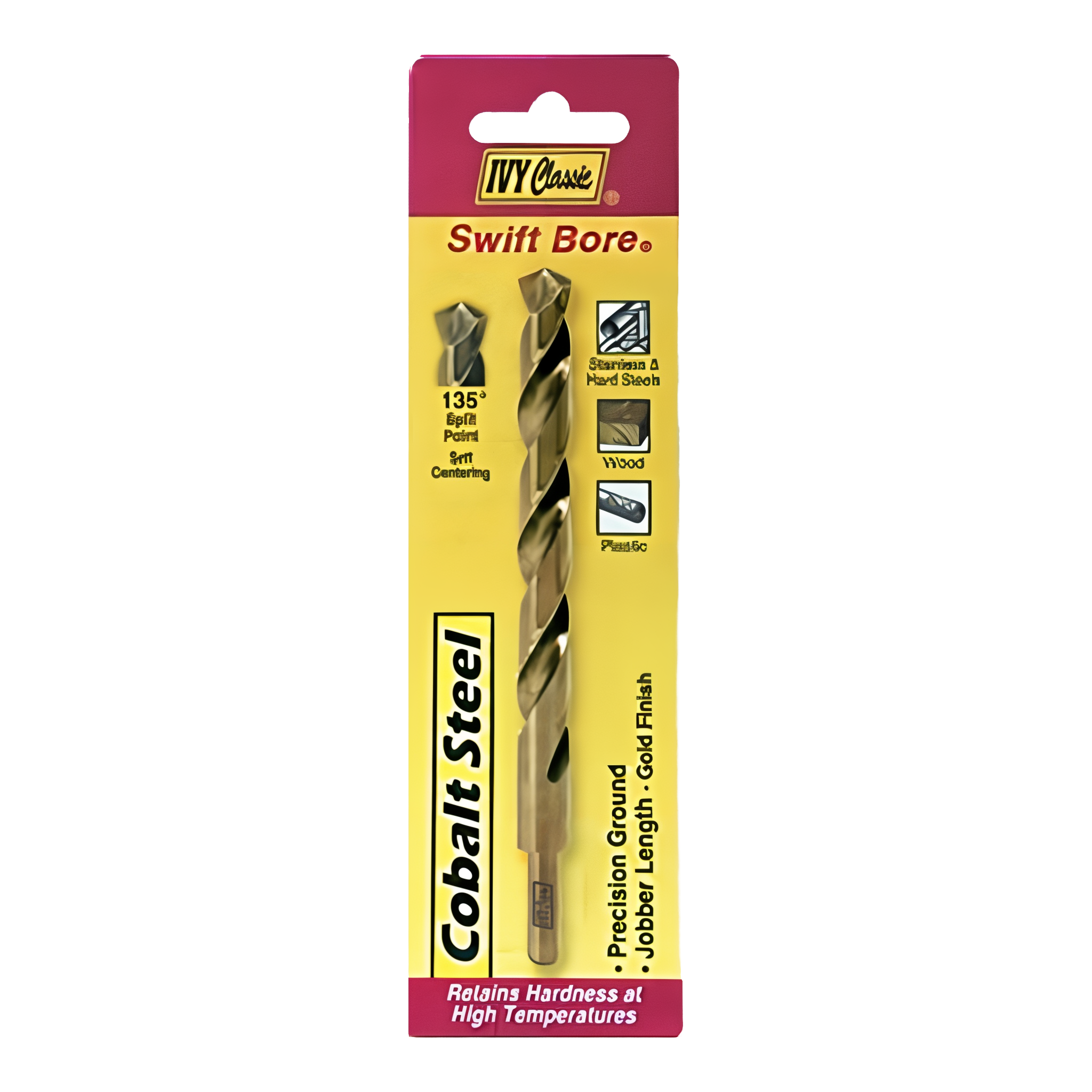 Ivy Classic 1/2-Inch Cobalt Steel Drill Bit