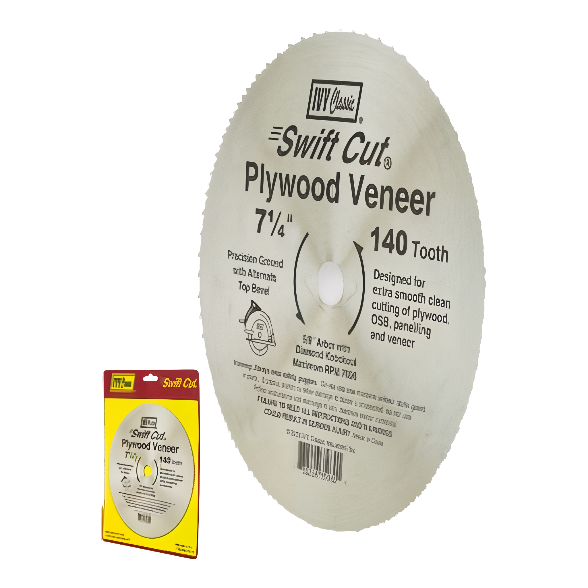 Ivy Classic Swift Cut 140 Tooth Plywood & Veneer Cutting Circular Saw Blade