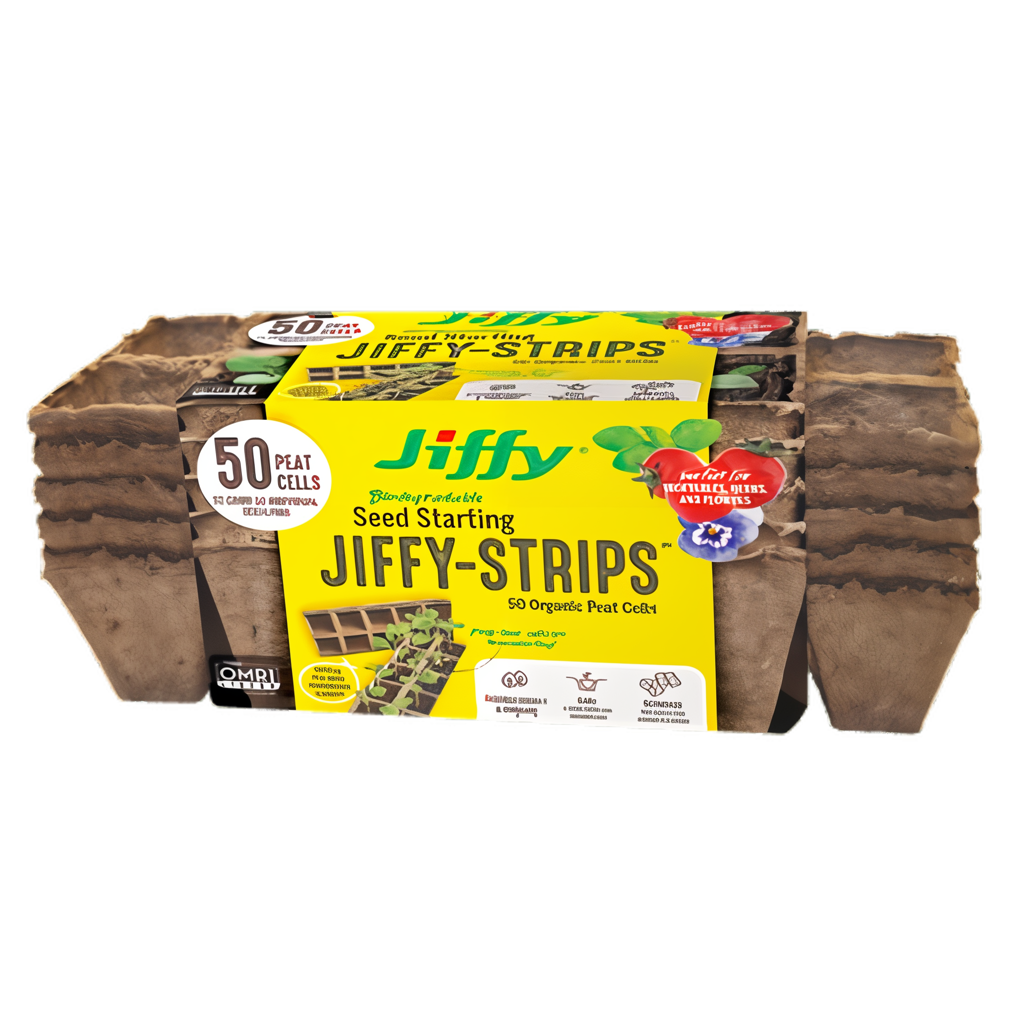 Jiffy-Strips Biodegradable Seed Starting Peat Strip