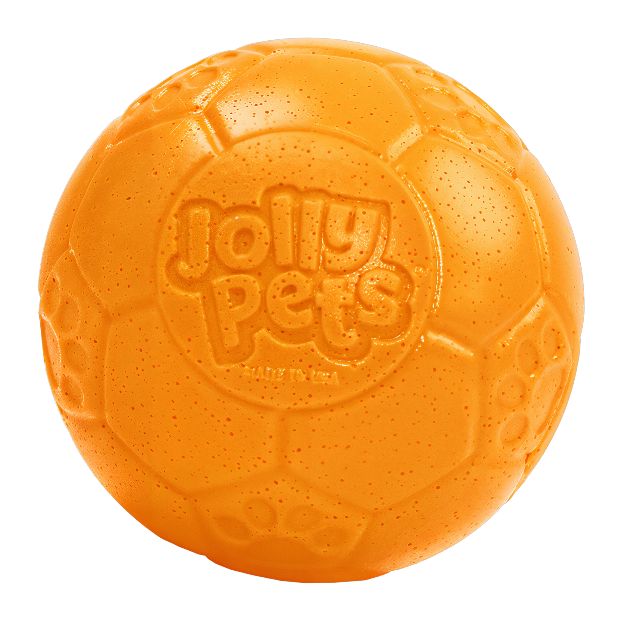 Jolly Pets Jolly Soccer Ball Dog Toy Orange Large (8")