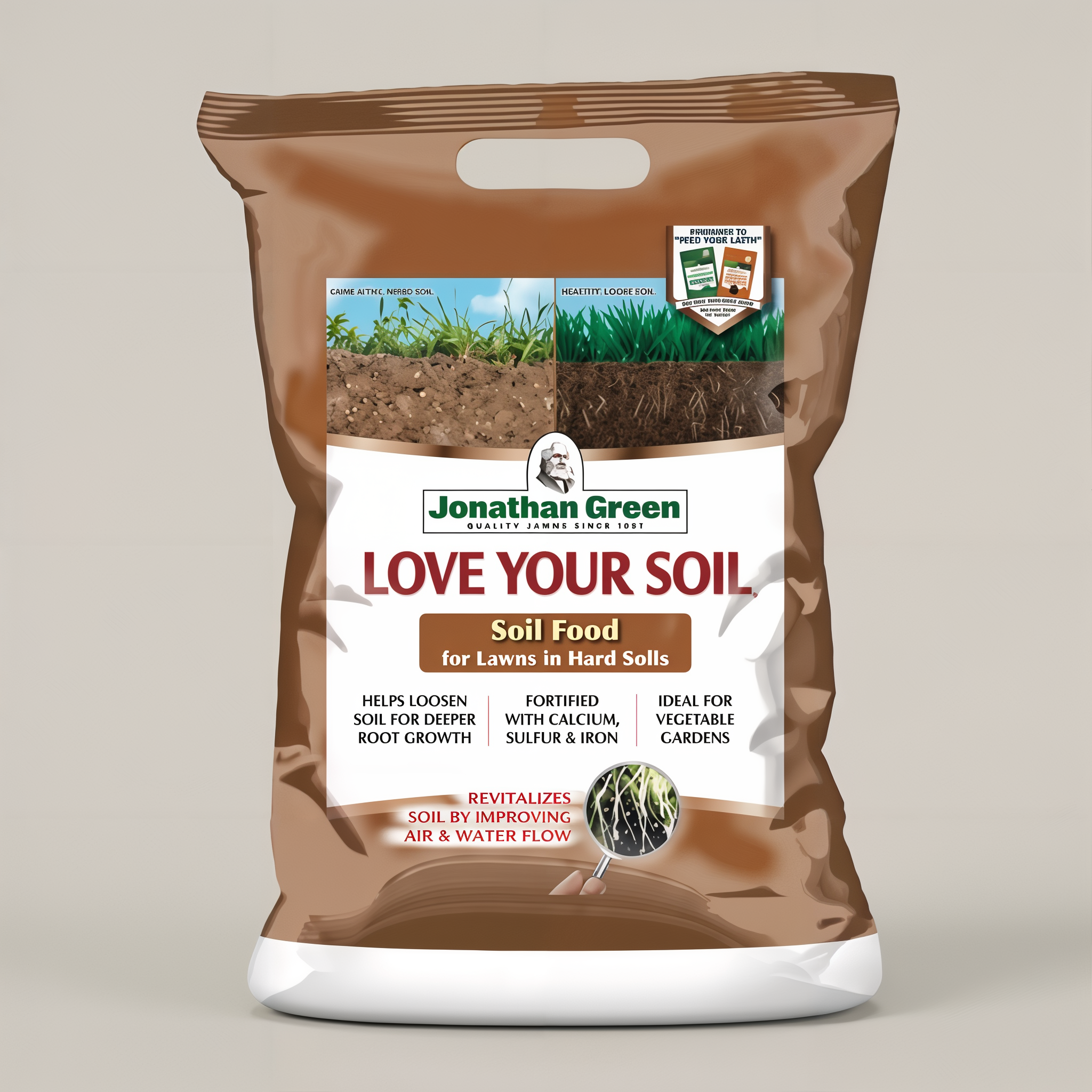 Jonathan Green Love Your Soil Organic Lawn and Garden Food for All Grass Types
