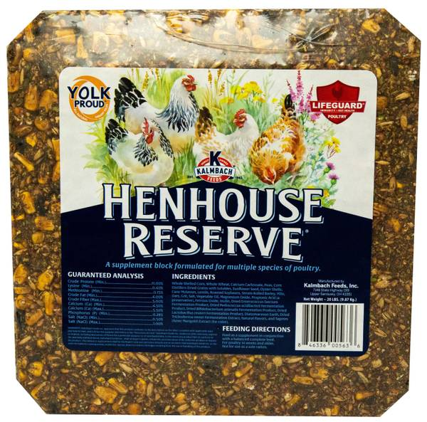 Kalmbach Feed Henhouse Reserve Treat Block for Chickens