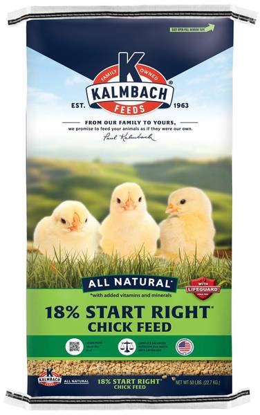 Kalmbach Feeds All Natural 18% Start Right Chick Feed Crumbles