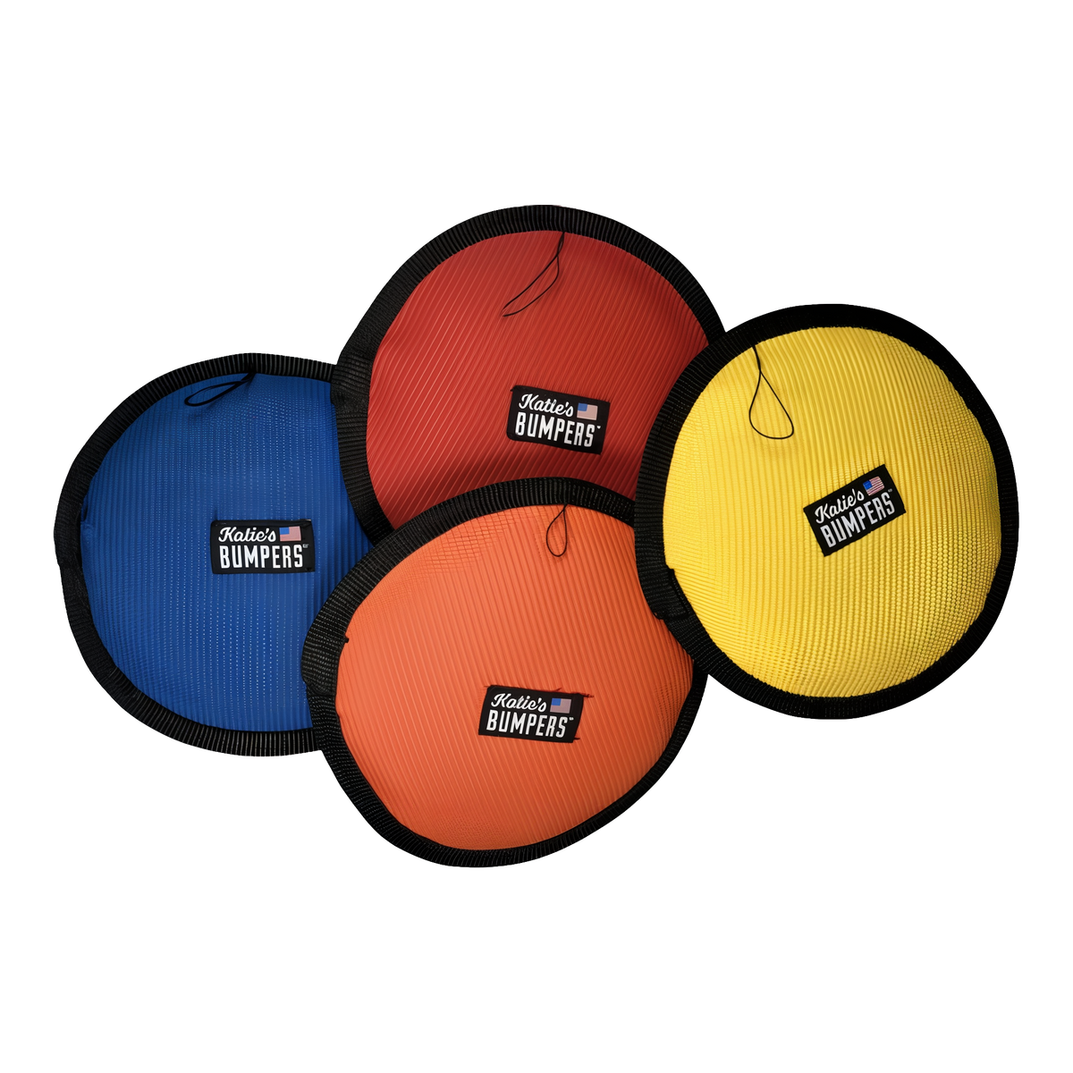 Katie's Bumpers Frequent Flyer Floater 8 in Fire Hose Dog Toy -- product image
