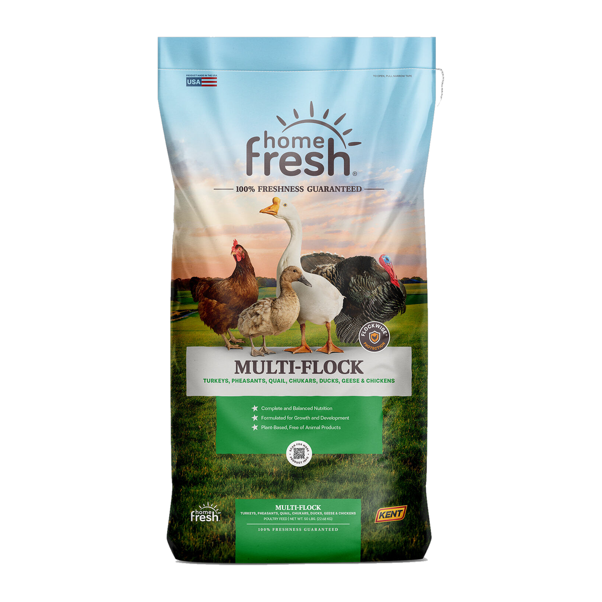 Kent Home Fresh Multi-Flock Chick N Game Starter/Grower Crumble 25 lb -- product image
