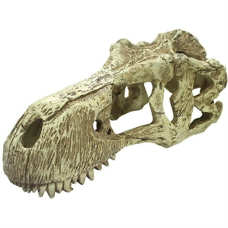 Komodo Reptile T-Rex Skull Terrarium Decoration