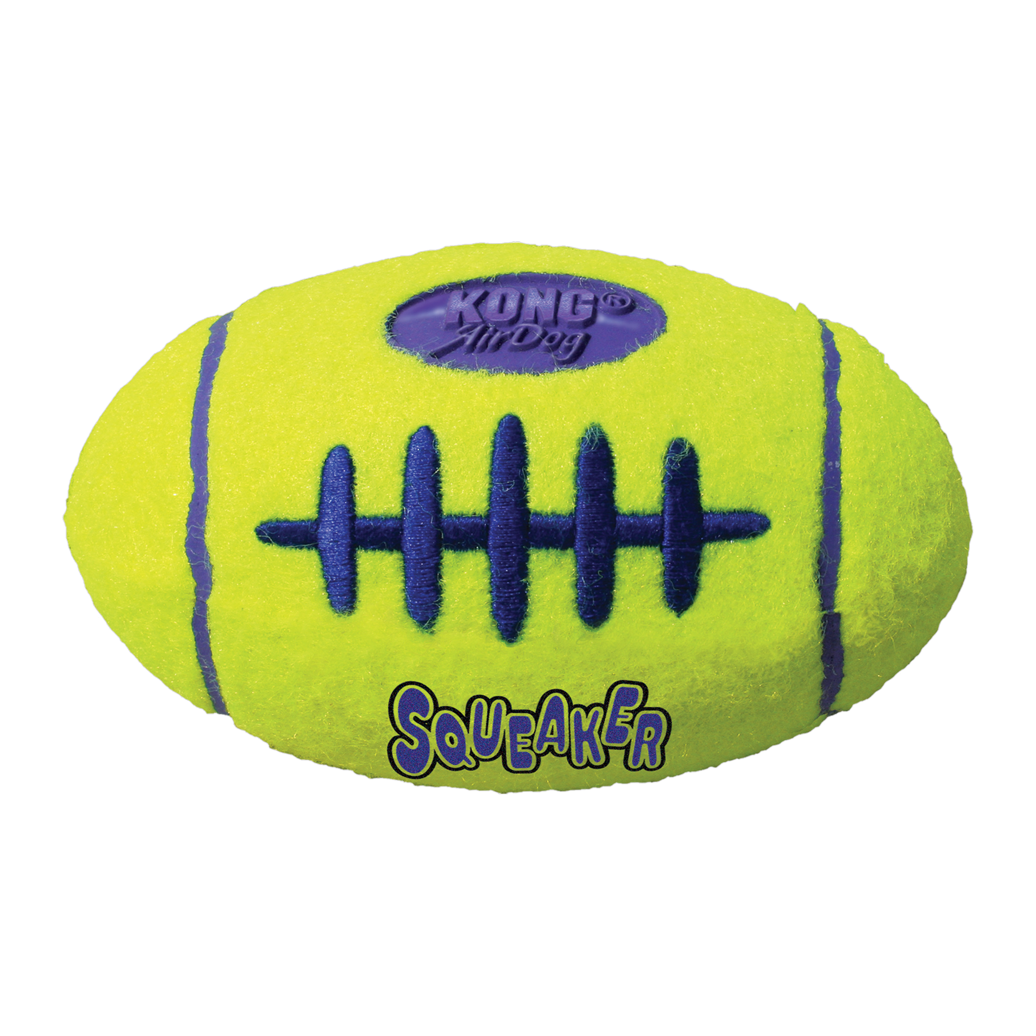 KONG AirDog Squeaker Football dog toy front view