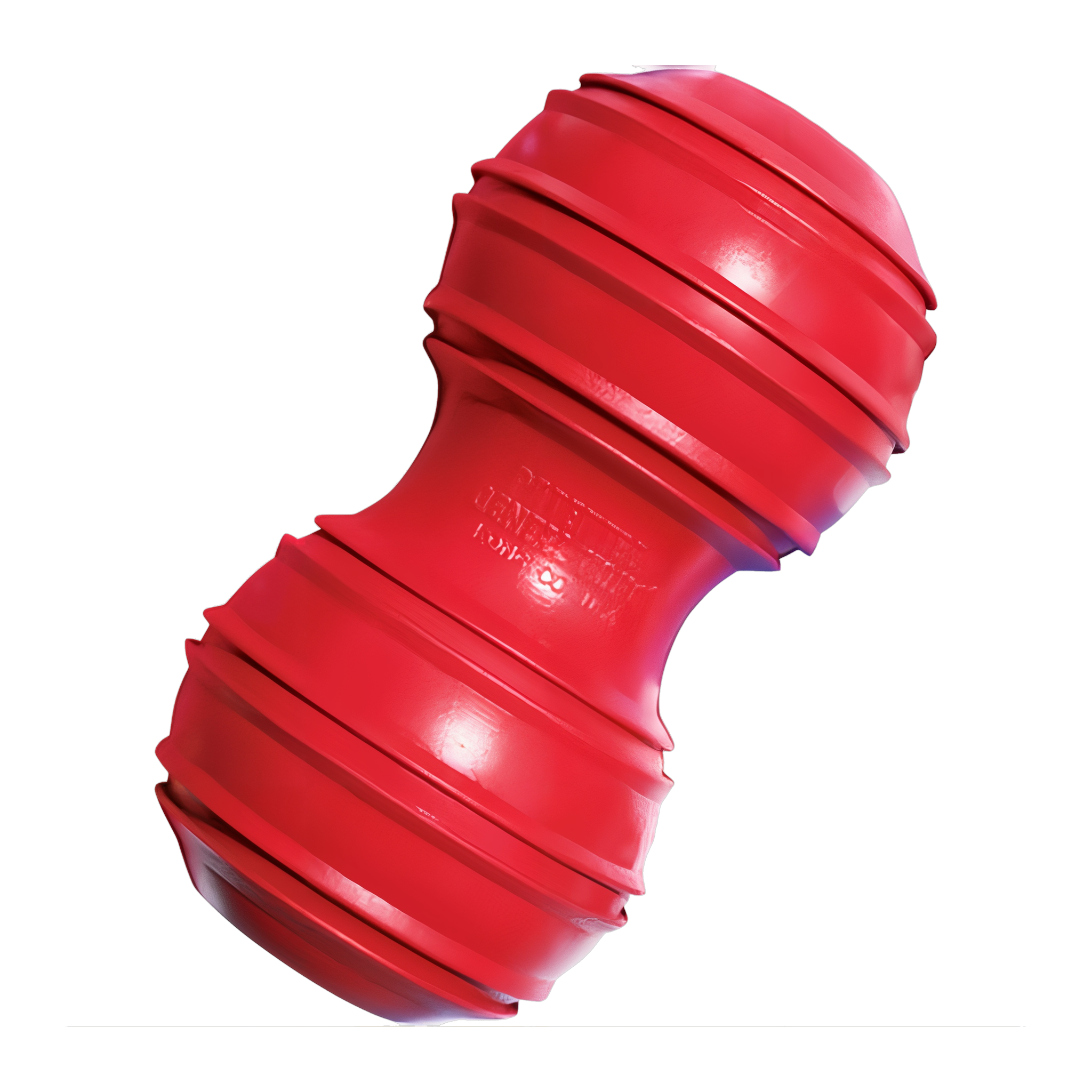 KONG Dental Dog Toy red rubber chew with dental grooves