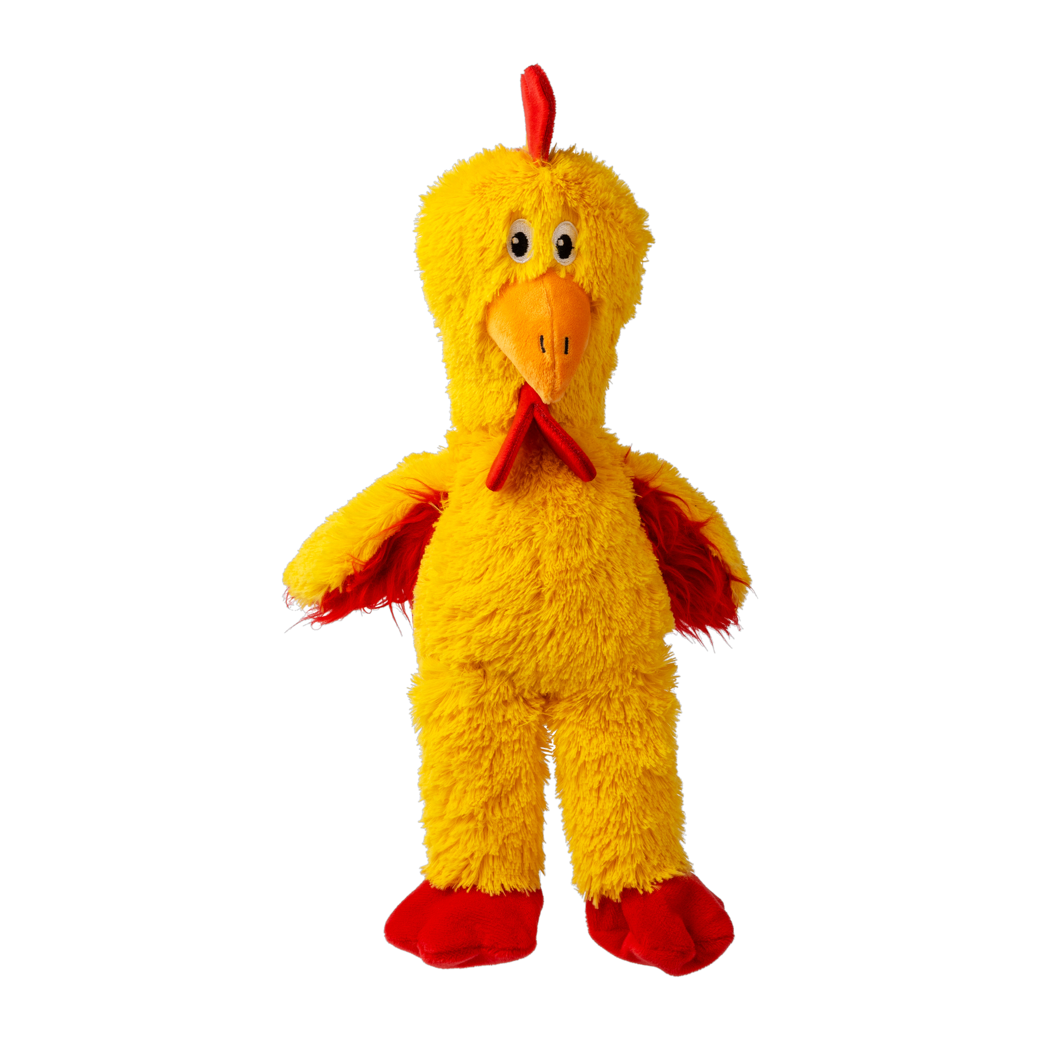 KONG Knots Chicken plush dog toy, X-Large, front view