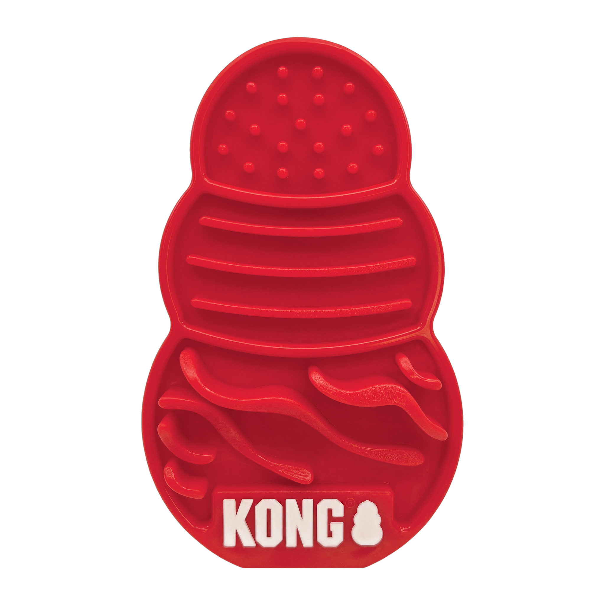 KONG Licks dog toy treat dispenser lick mat front view