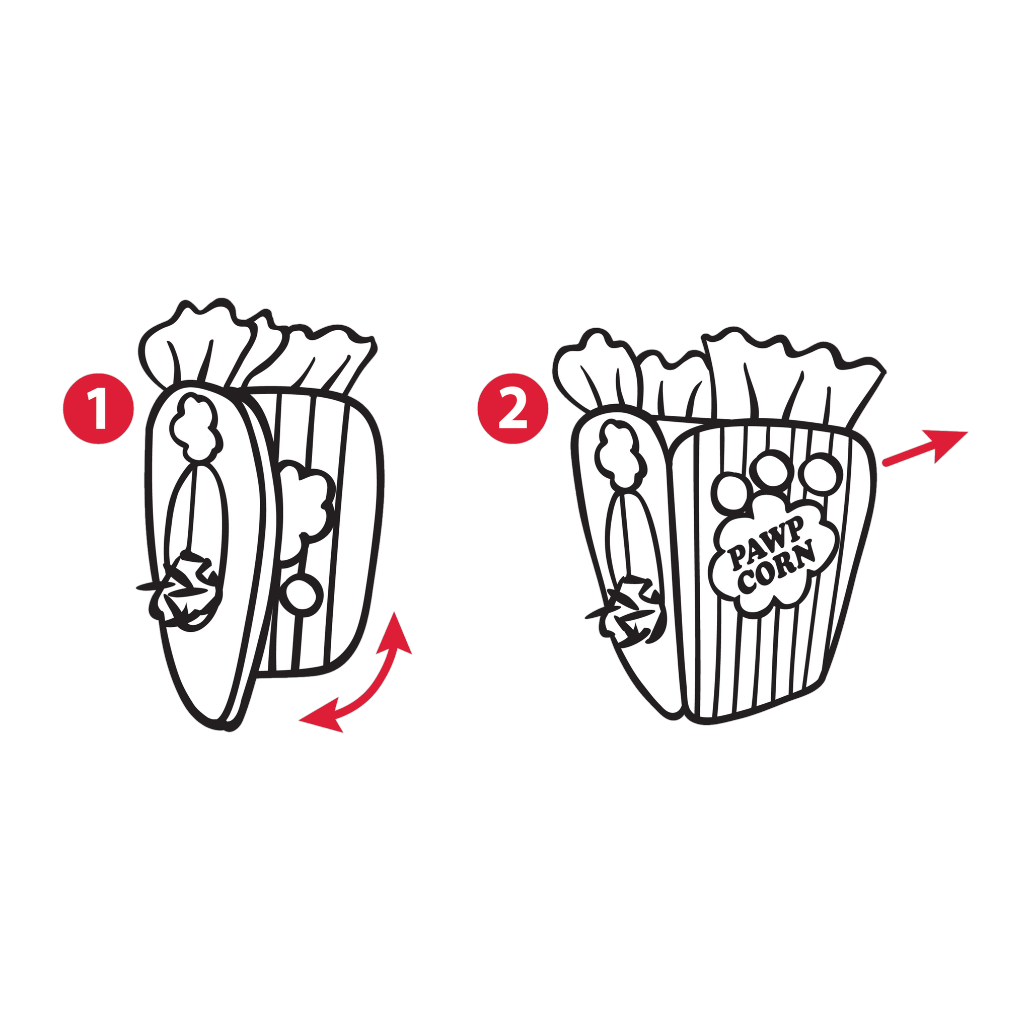KONG Play Spaces Pawpcorn fold-flat storage steps