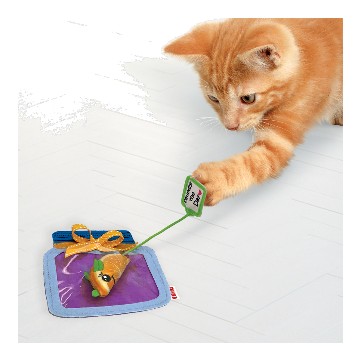 KONG Pull-A-Partz Jamz Cat Toy