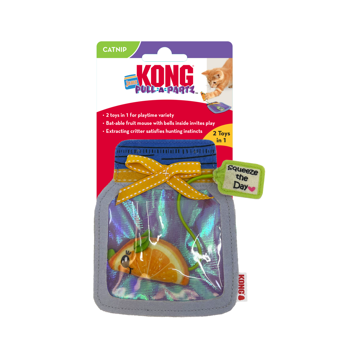 KONG Pull-A-Partz Jamz Cat Toy