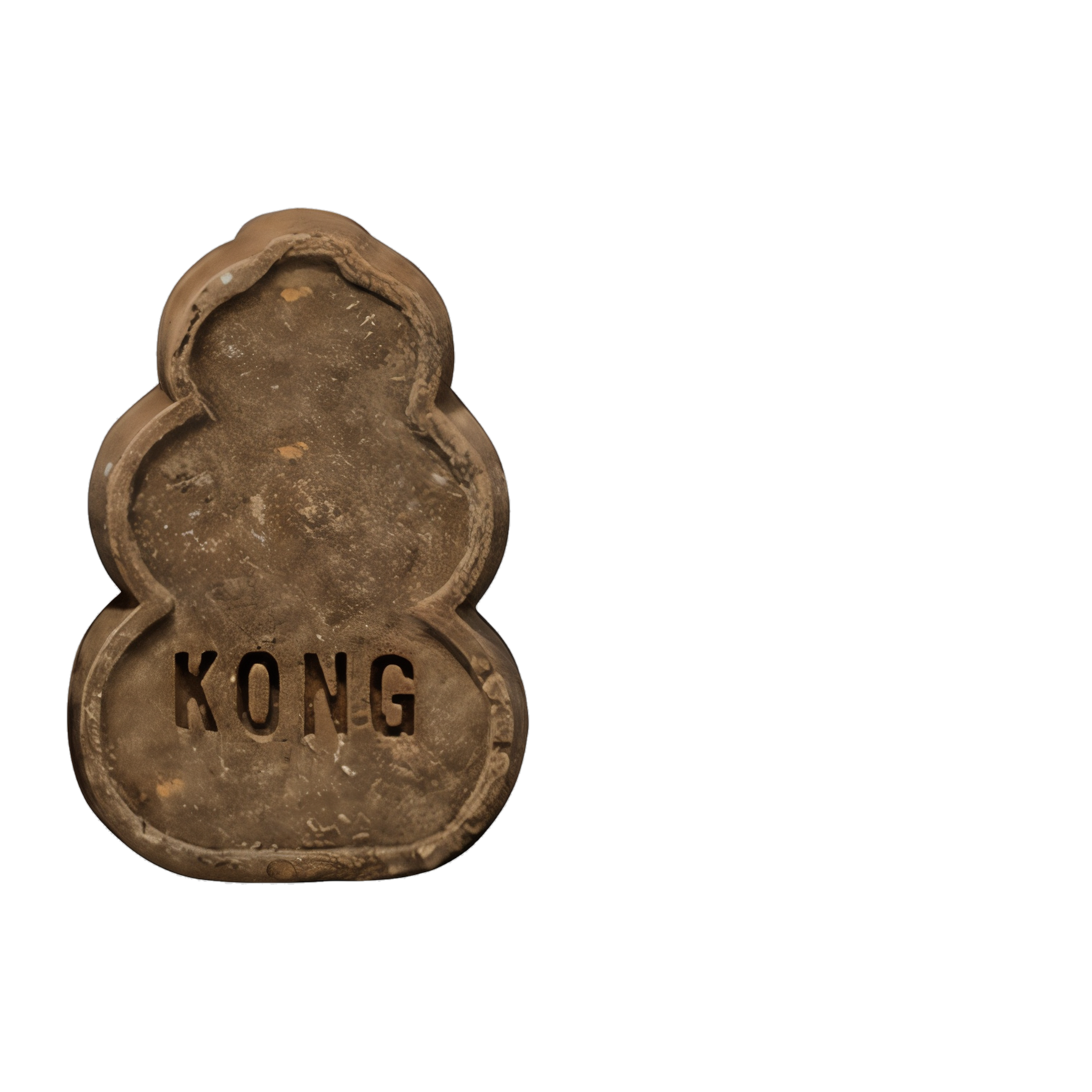 KONG-shaped peanut butter biscuit dog treat