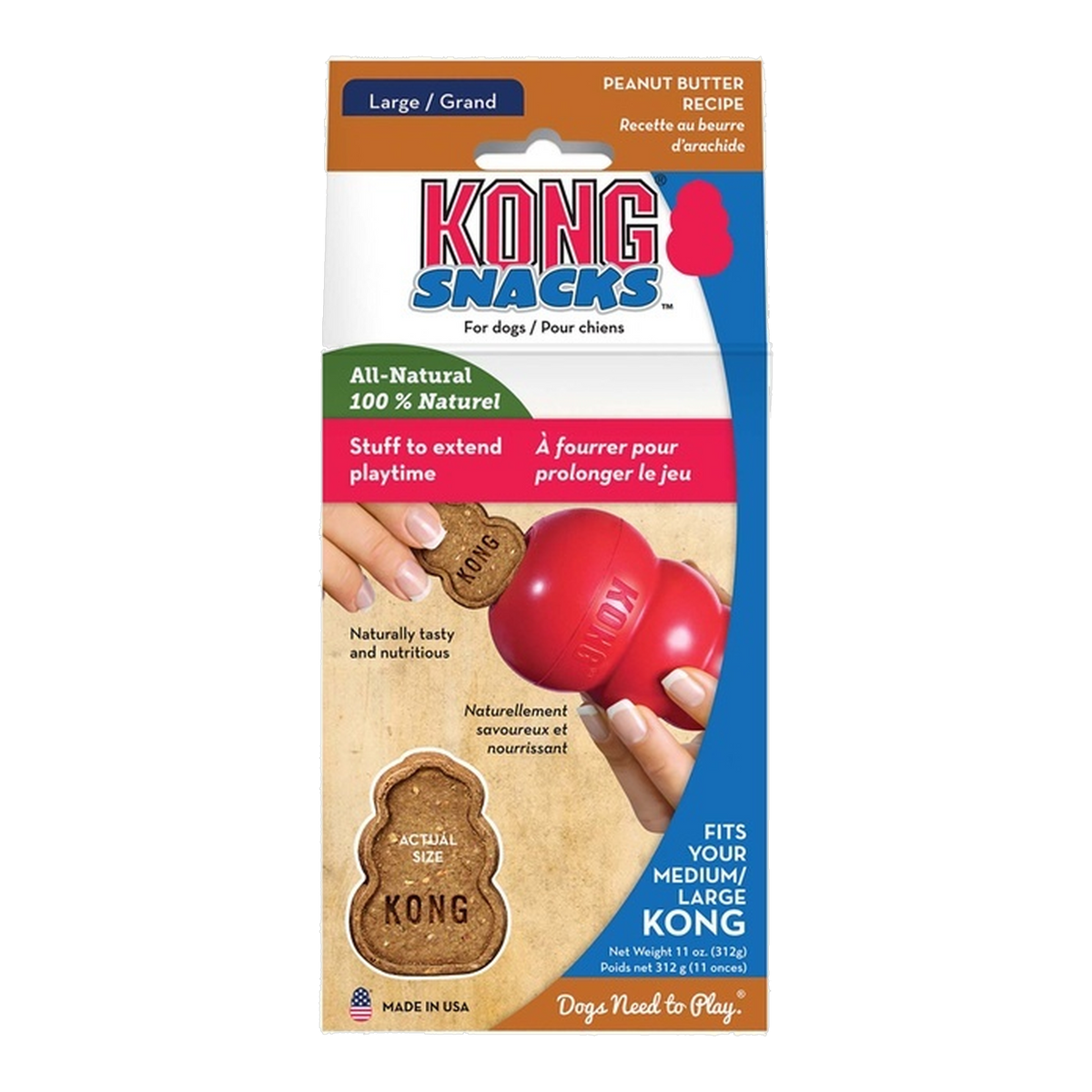 KONG Snacks Peanut Butter LARGE